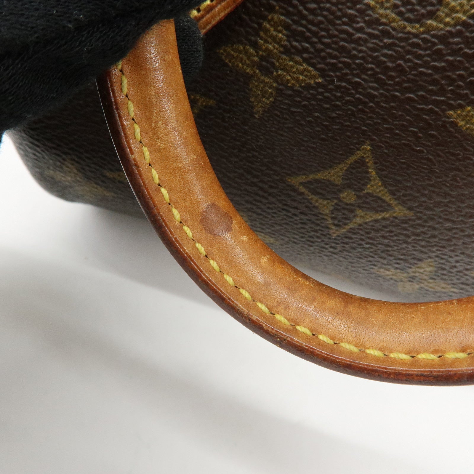 Louis Vuitton Monogram Mini Speedy Hand Bag Brown M41534