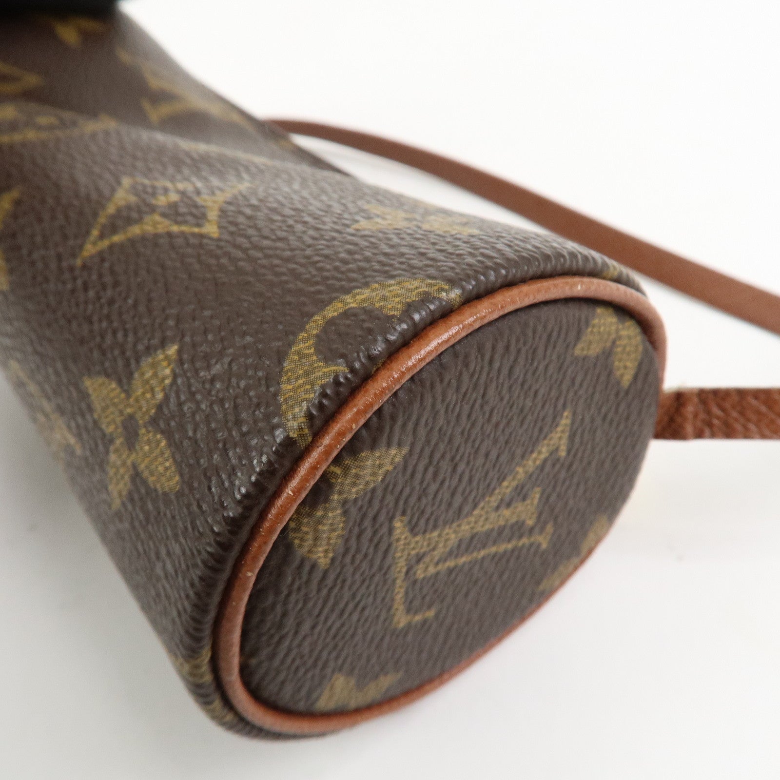 Louis Vuitton Monogram Mini Pouch for Papillon Bag Old Style Brown