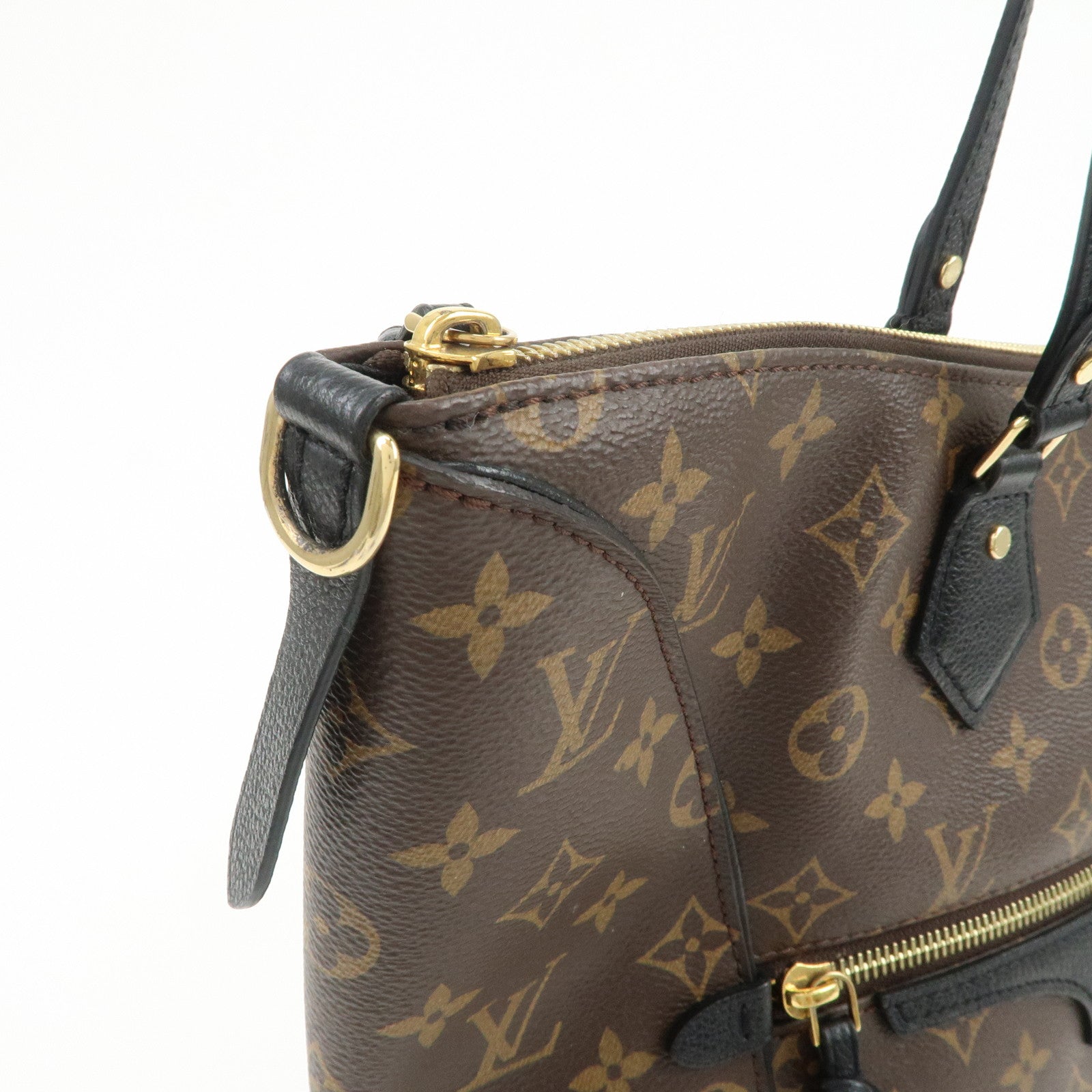 Louis Vuitton Monogram Tournelle 2WAY Bag Tote Bag Noir