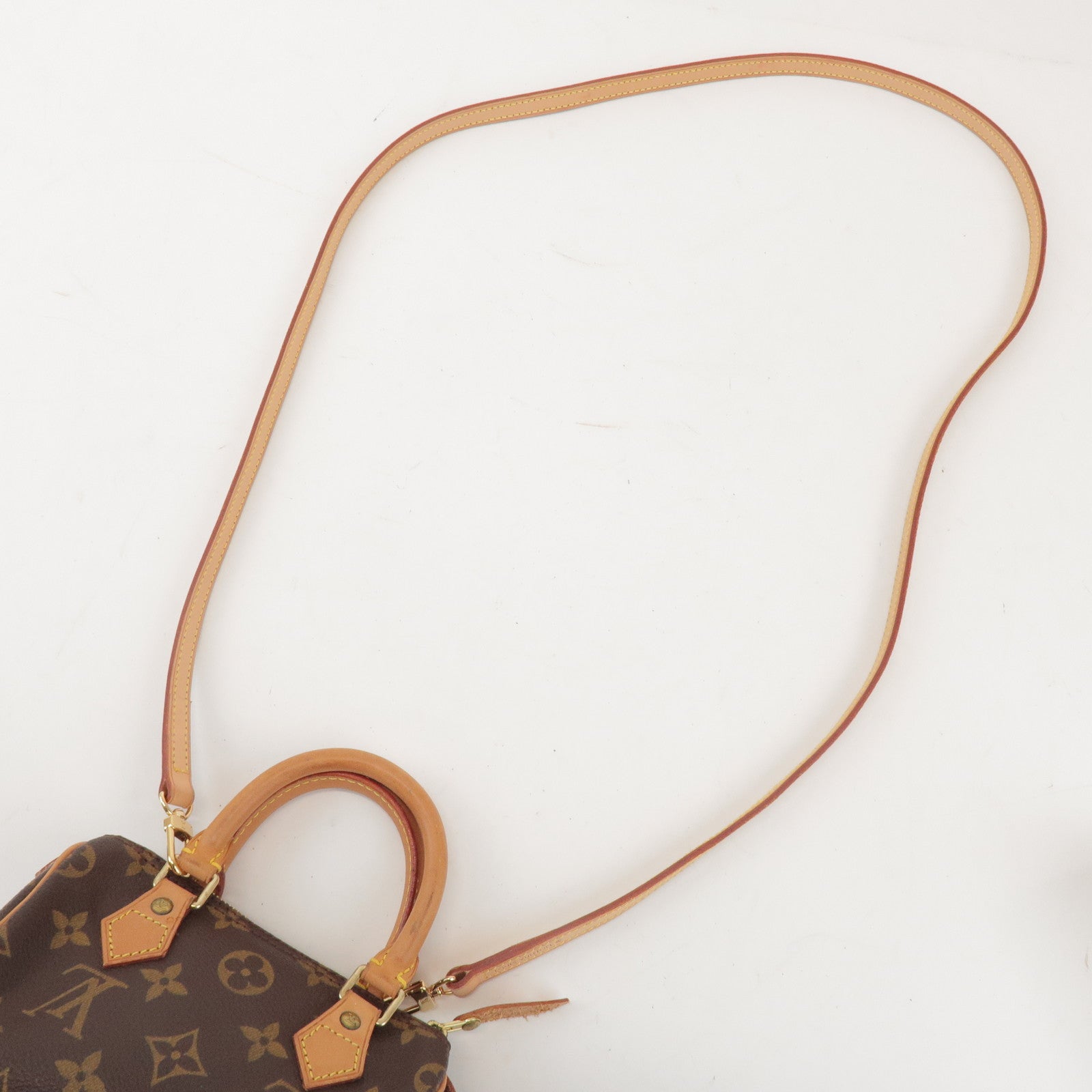 Louis Vuitton Monogram Mini Speedy Hand Bag & Shoulder Strap M41534
