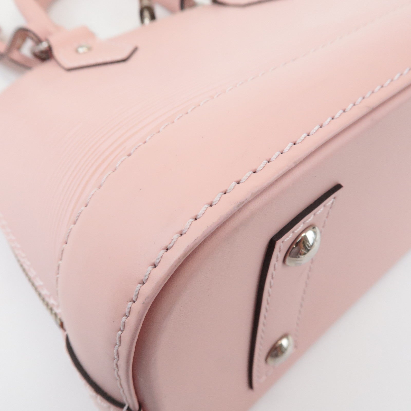 Louis Vuitton Epi Alma BB 2Way Hand Bag Rose Ballerine M41327 Used