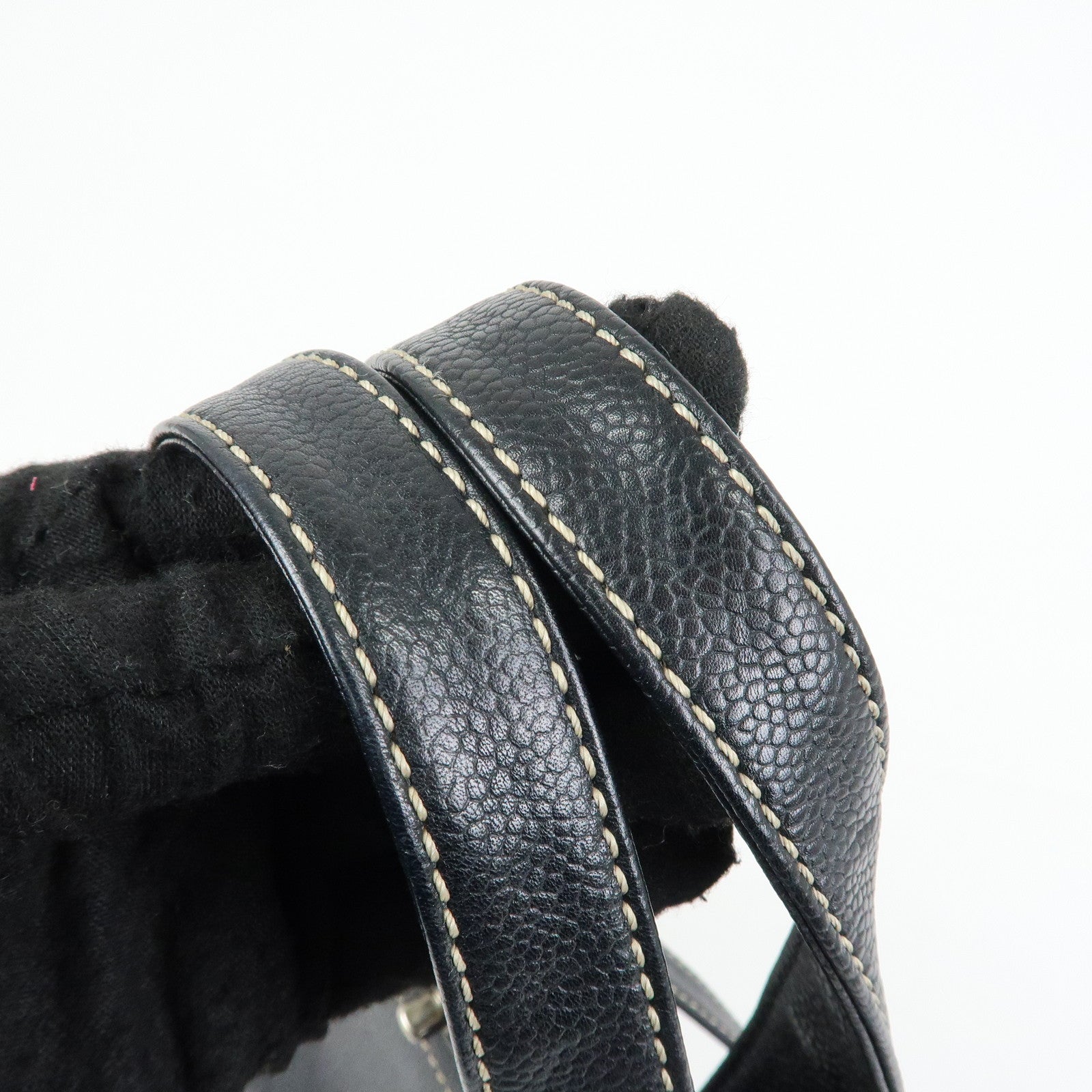 CHANEL COCO Mark Caviarskin 2Way Shoulder Bag Tote Bag 7034654