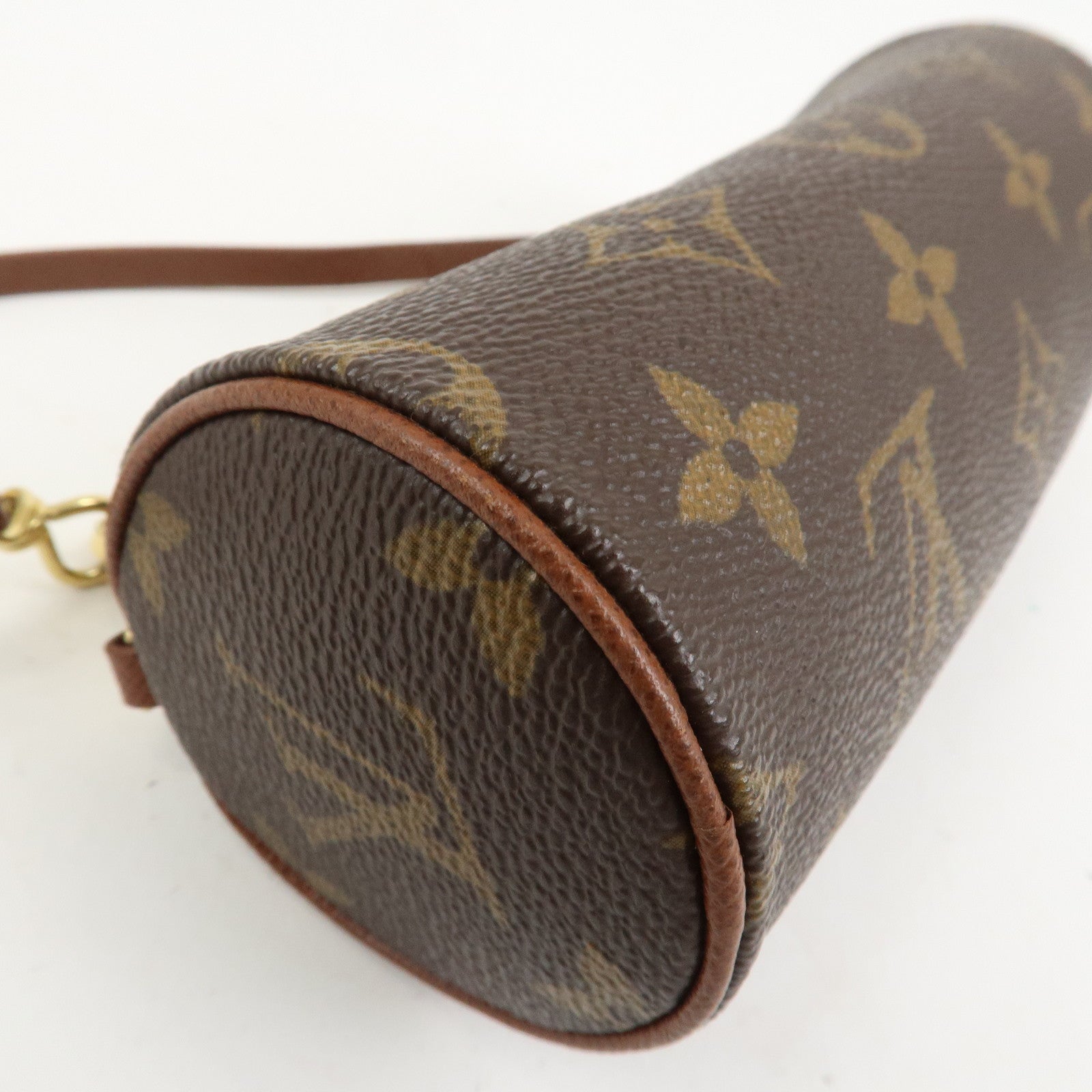 Louis Vuitton Monogram Mini Pouch for Papillon Bag Old Style Brown