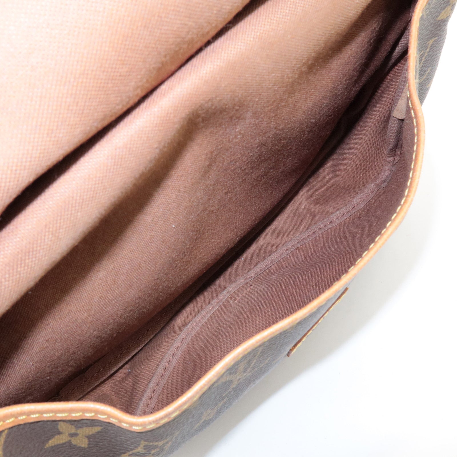 Louis Vuitton Monogram Saumur 30 Shoulder Bag Brown M42256 Used