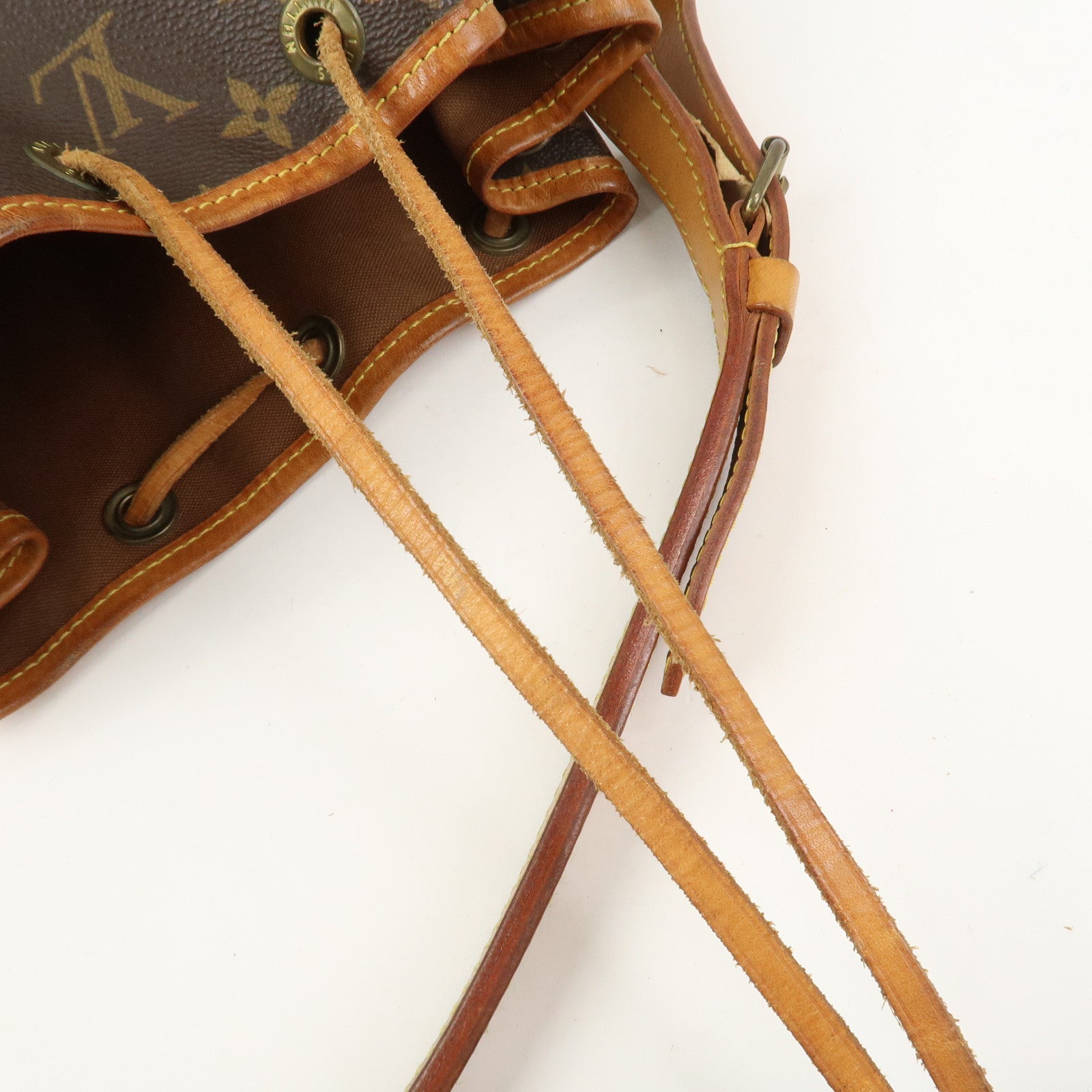 Louis Vuitton Monogram Petit Noe Shoulder Bag Brown M42226