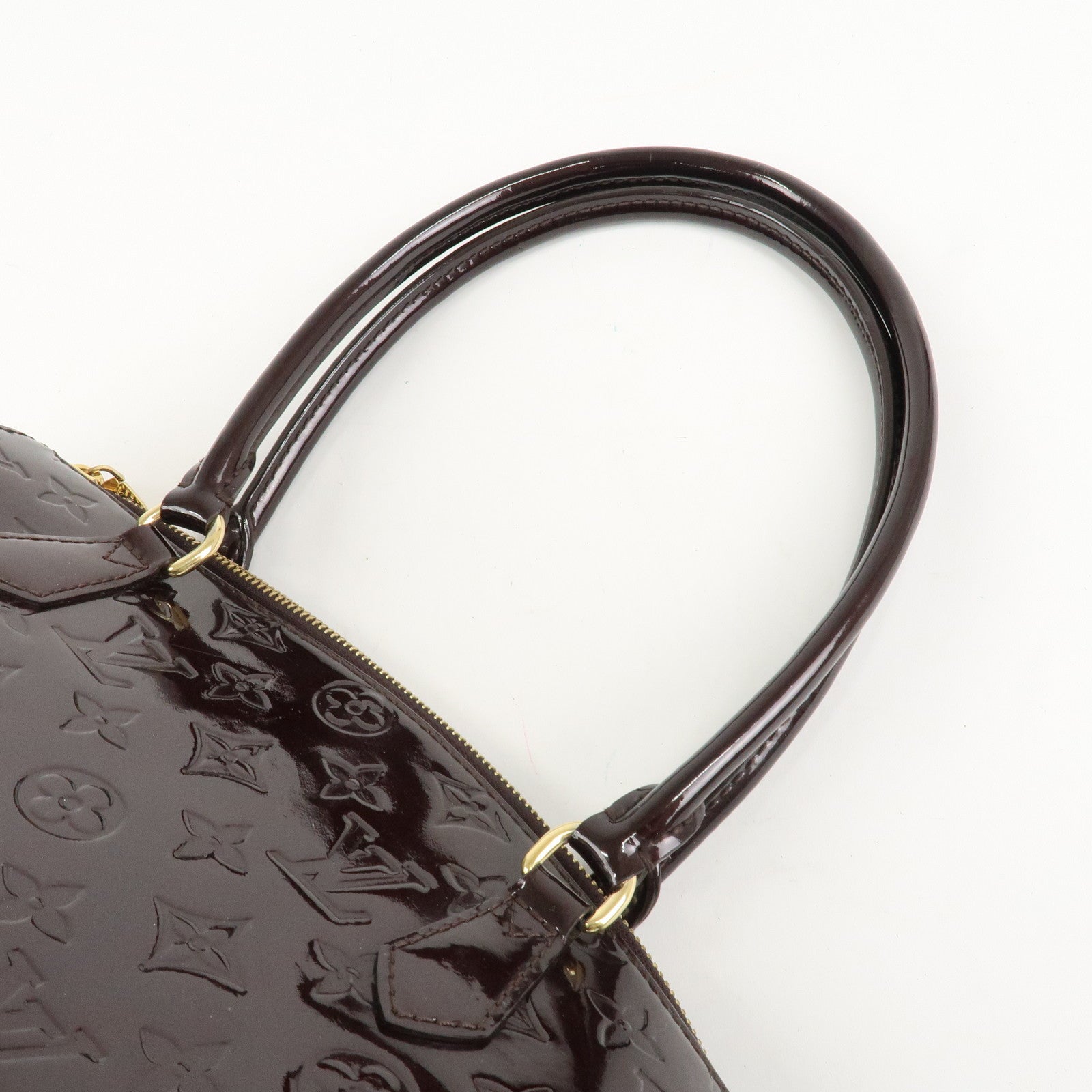 Louis Vuitton Monogram Vernis Sherwood PM Hand Bag M91493 Used