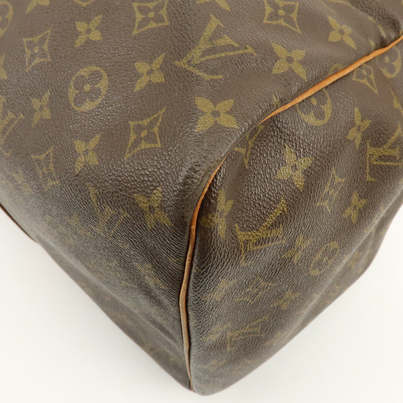 Louis Vuitton Monogram Sac Souple 55 Boston Bag Brown M41622