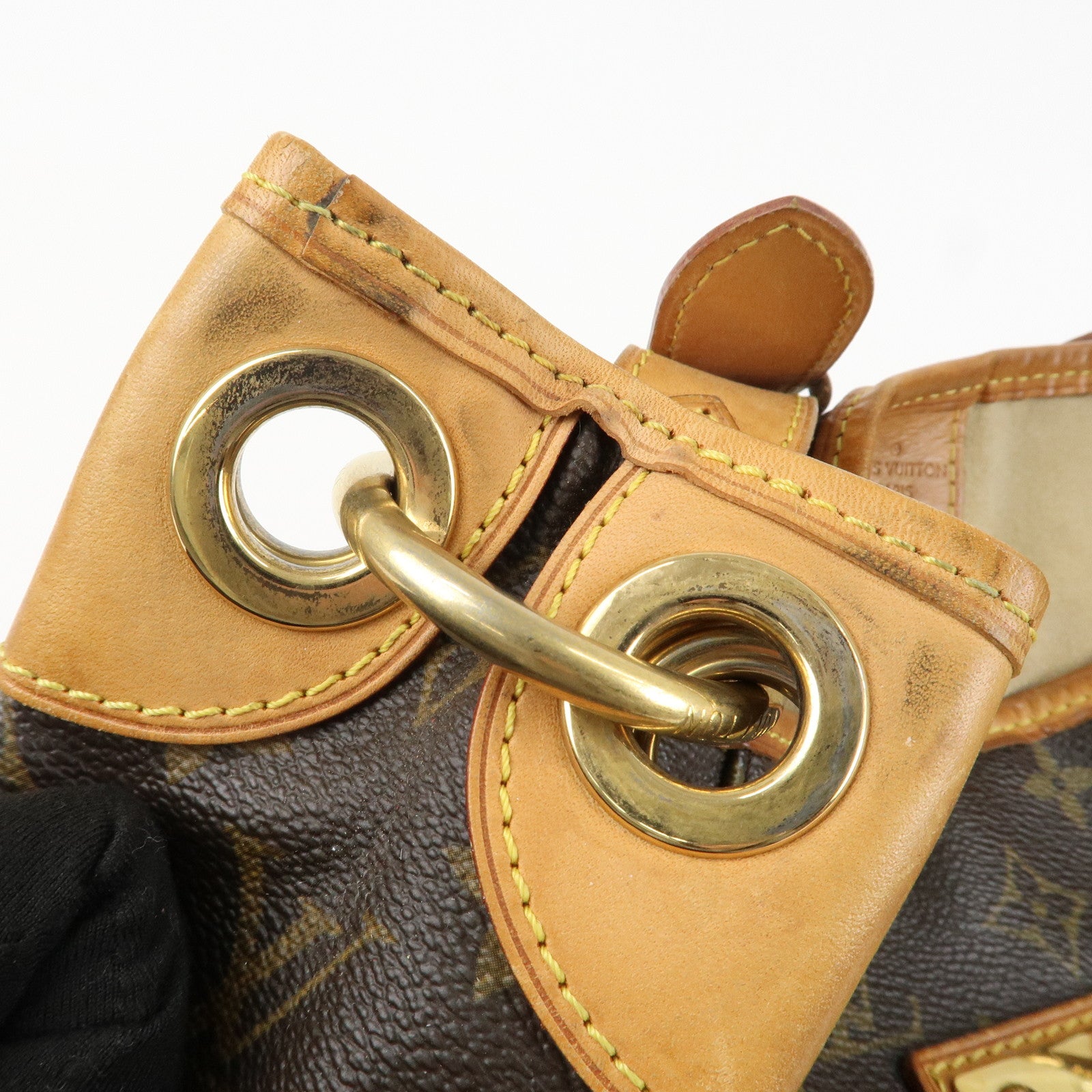 Louis Vuitton Monogram Galliera PM Shoulder Bag Brown M56382 Used