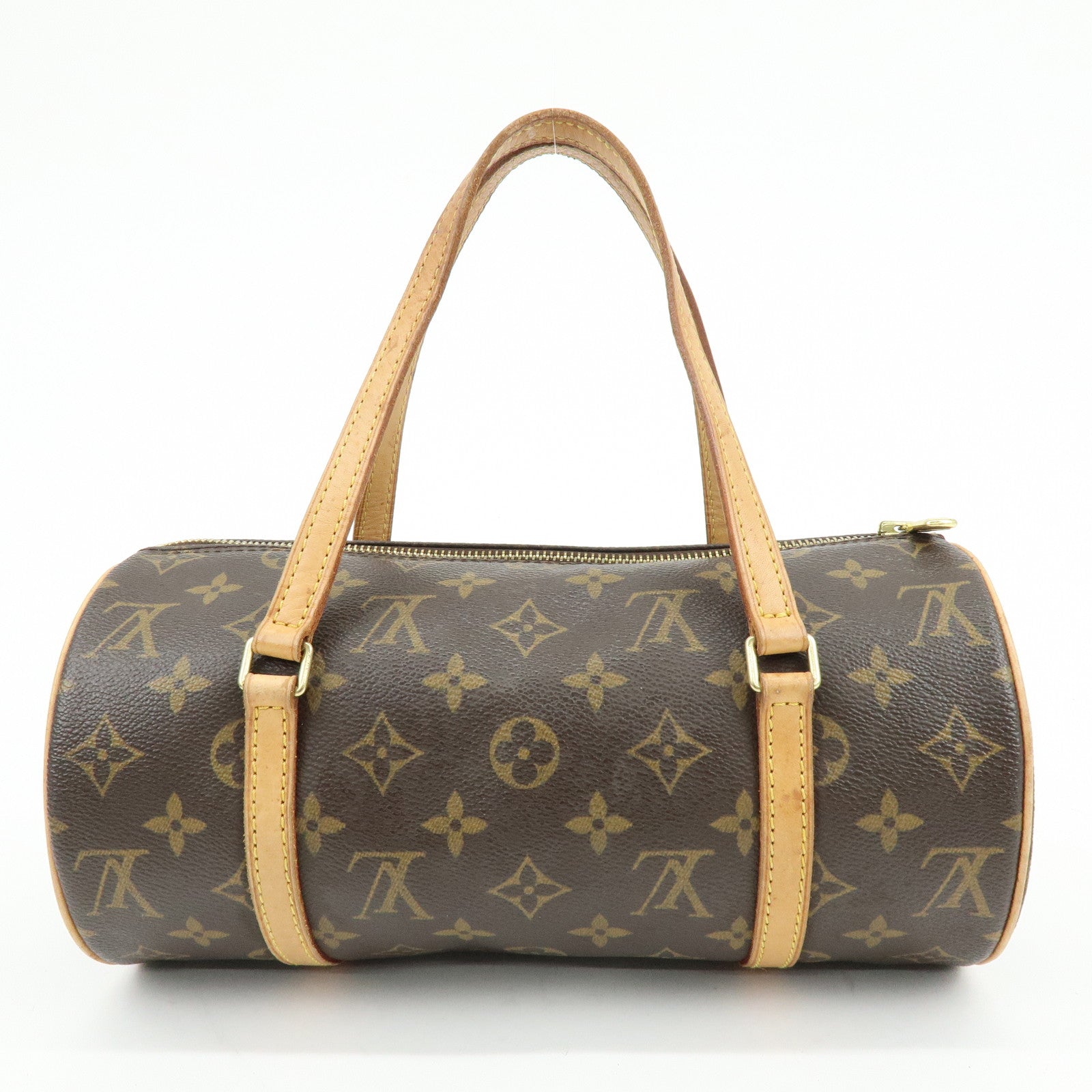 Louis Vuitton Monogram Papillon 26 Hand Bag Brown M51386