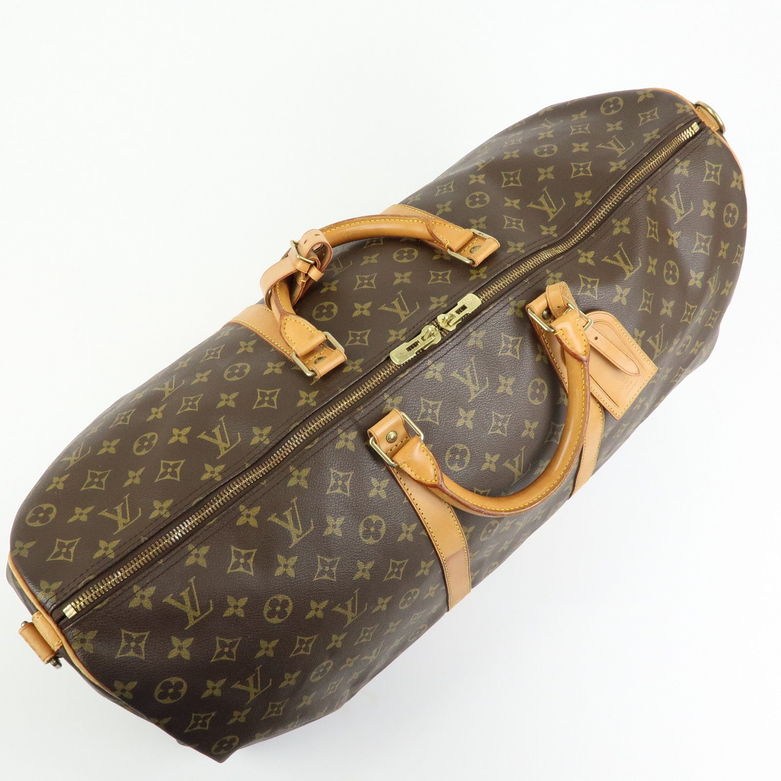Louis Vuitton Monogram Keep All Bandouliere 60 Boston Bag M41412