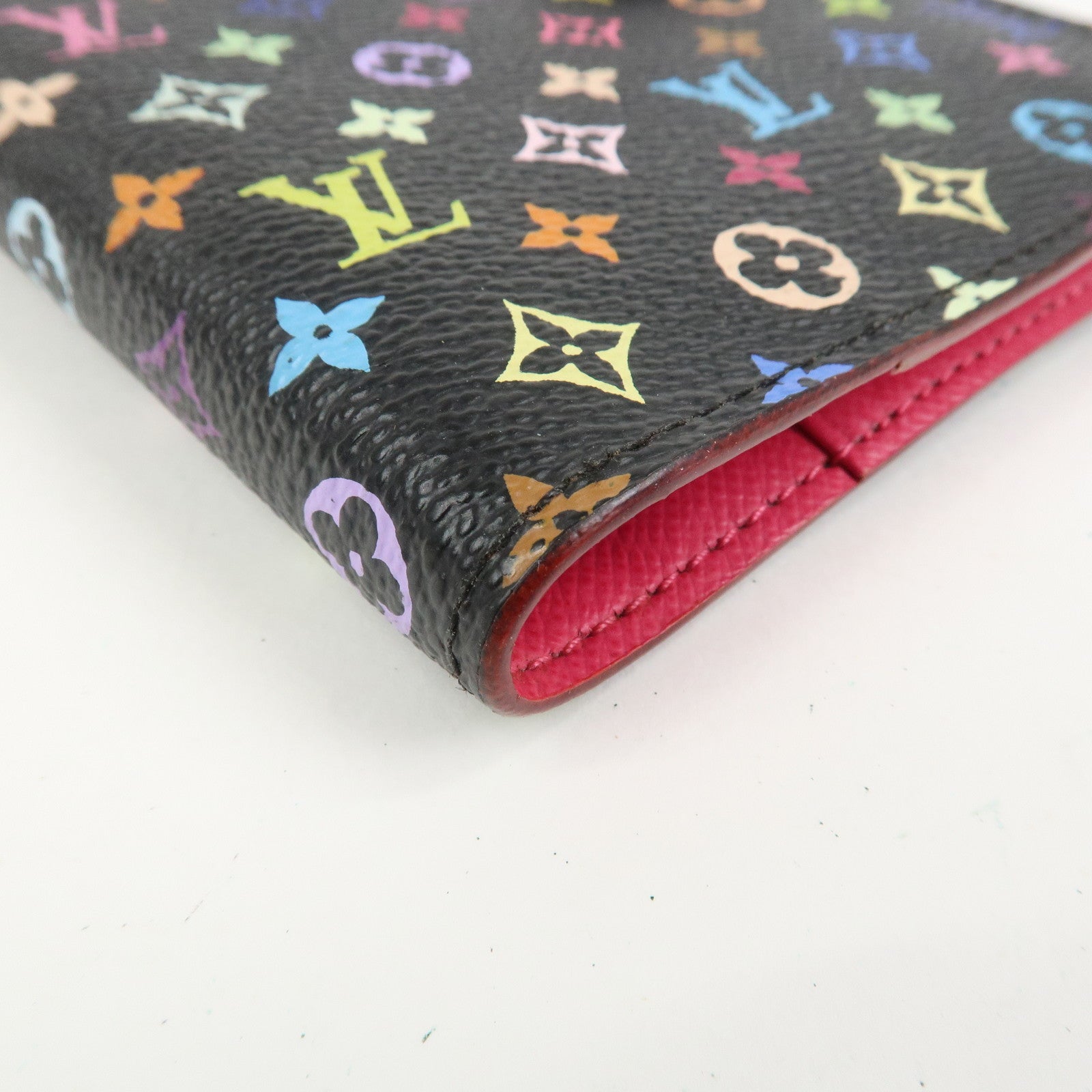 Louis Vuitton Monogram Multicolor Canvas Leather Agenda PM R21076