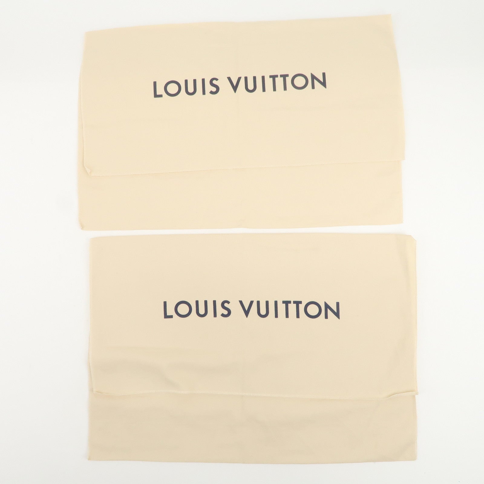 Louis Vuitton Set of 15 Dust Bag Storage Bag Flap Style Beige