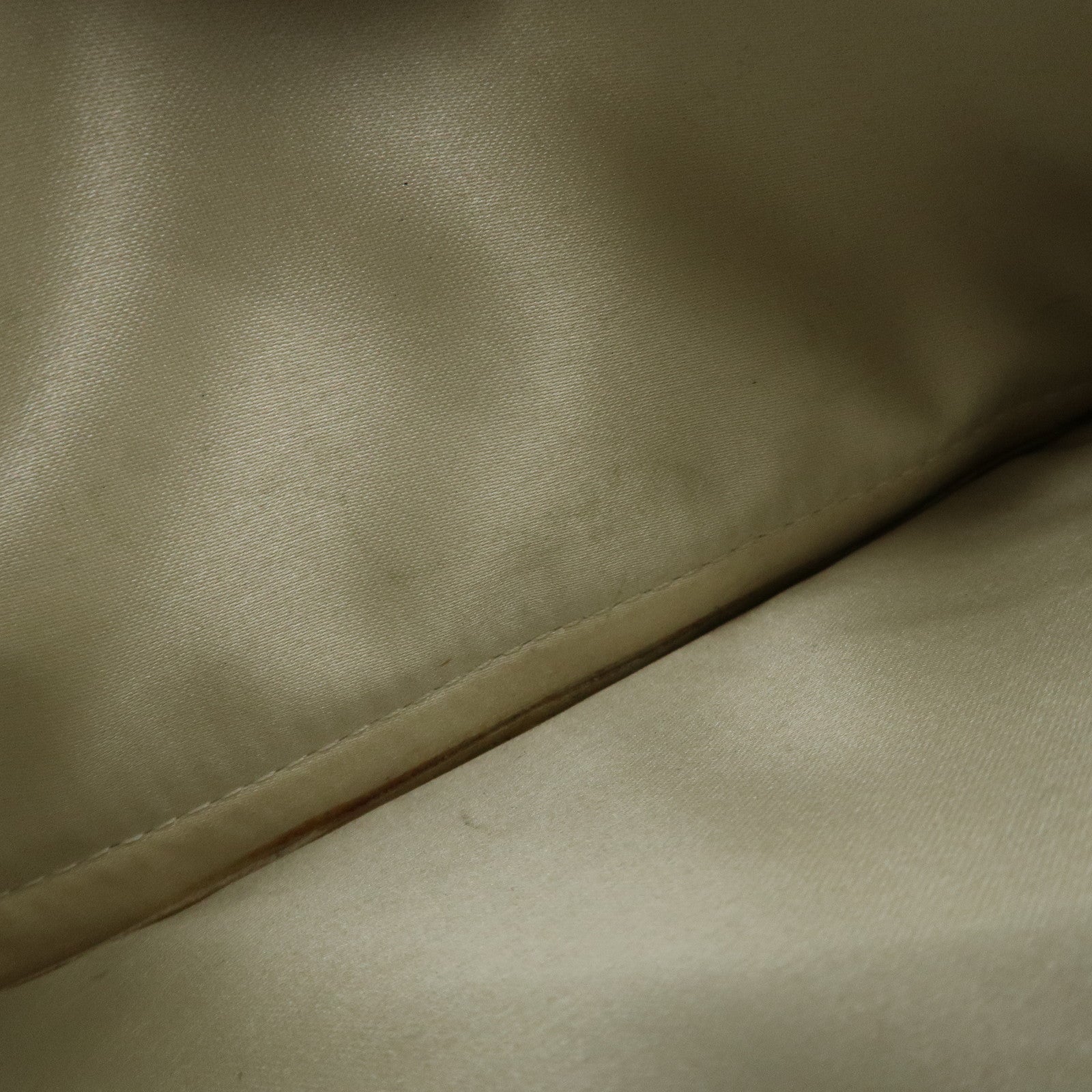 Chanel New Travel Line Nylon Jacquard Leather Chain Wallet Gold A15772 Used