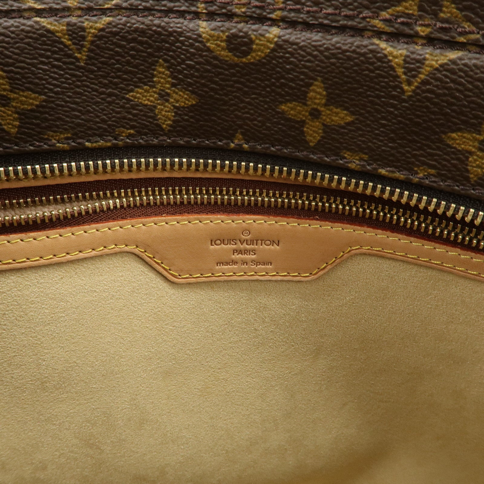 Louis Vuitton Monogram Luco Tote Bag Shoulder Bag Brown M51155