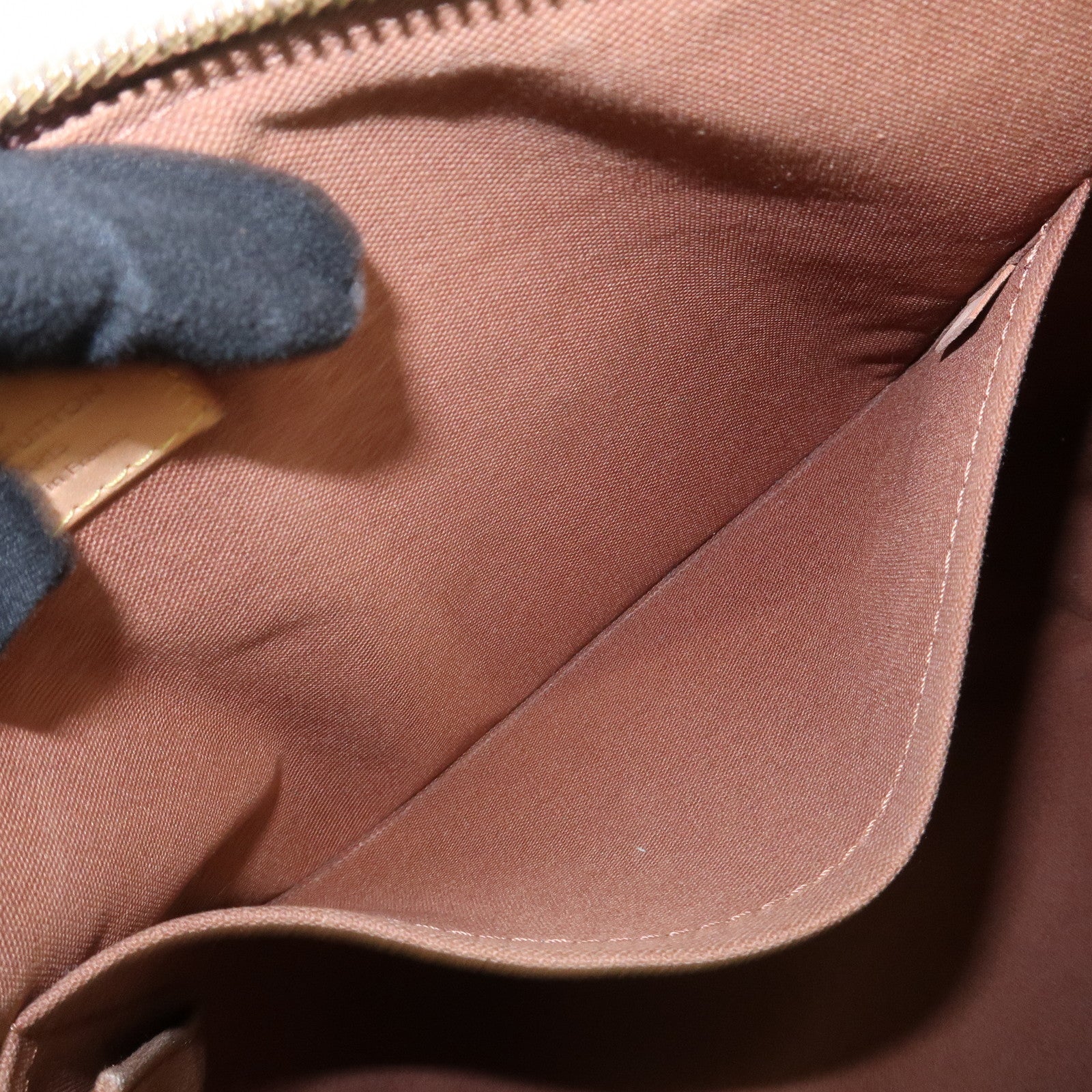 Louis Vuitton Monogram Palermo PM 2Way Bag Hand Bag Brown M40145