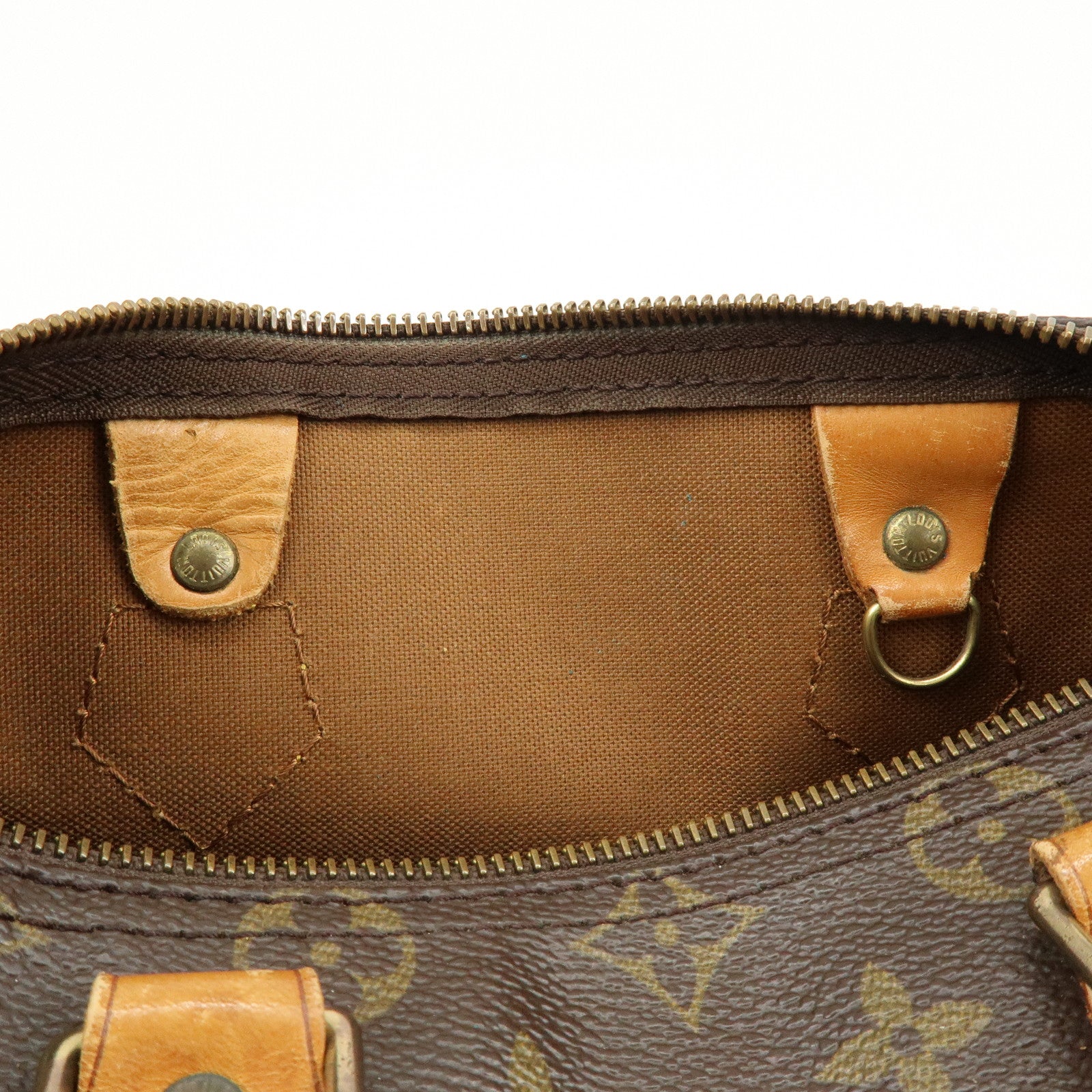 Louis Vuitton Monogram Speedy 25 Boston Bag Hand Bag Brown M41528