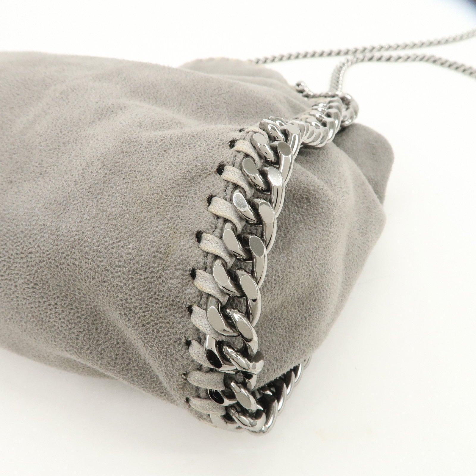 STELLA MCCARTNEY Polyester Falabella 2Way Shoulder Bag Gray
