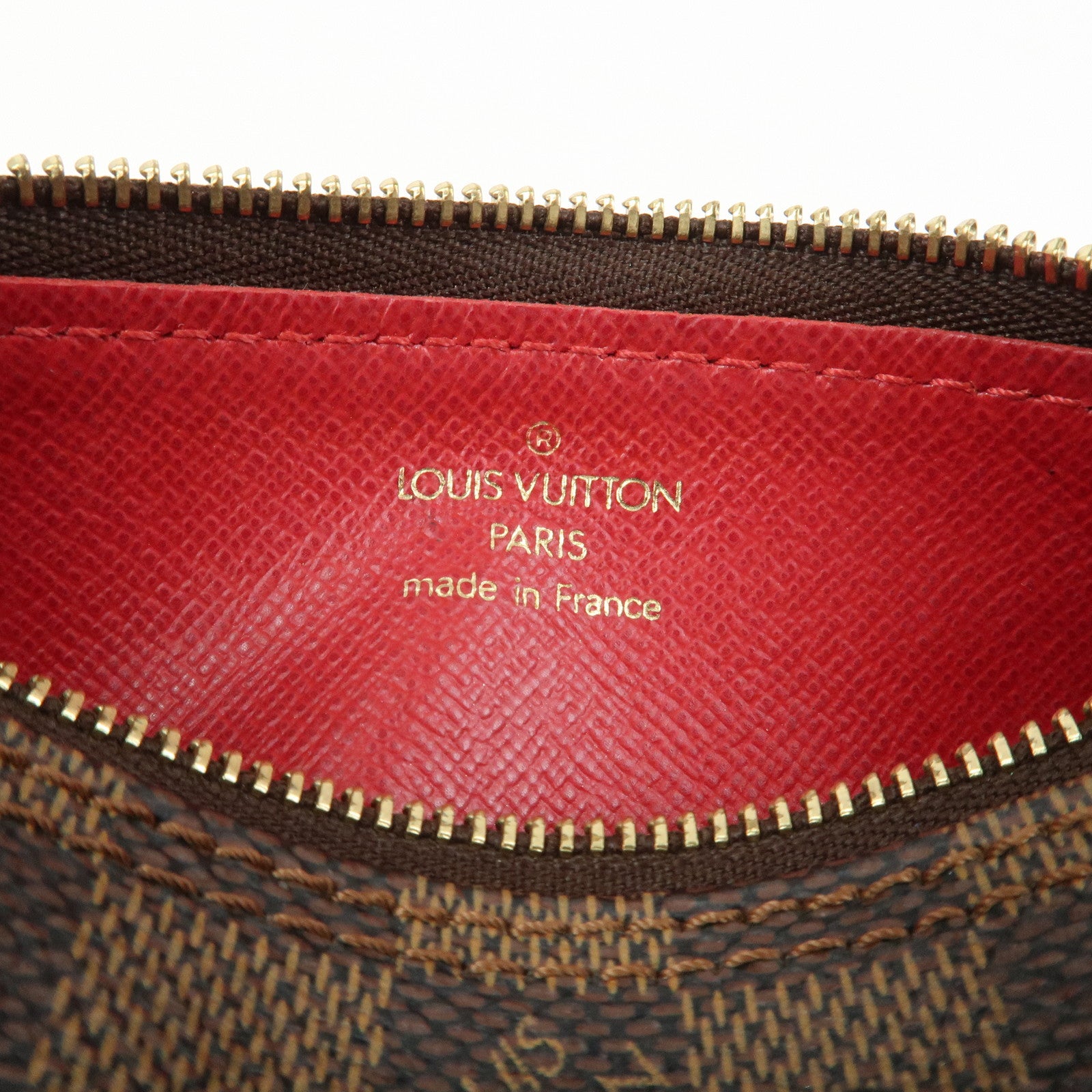 Louis Vuitton Damier Mini Pouch for Papillon Bag Damier Ebene