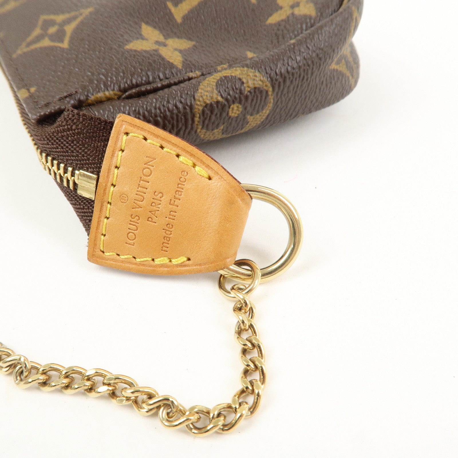 Louis Vuitton Monogram Mini Pochette Accessoires Hand Bag M58009