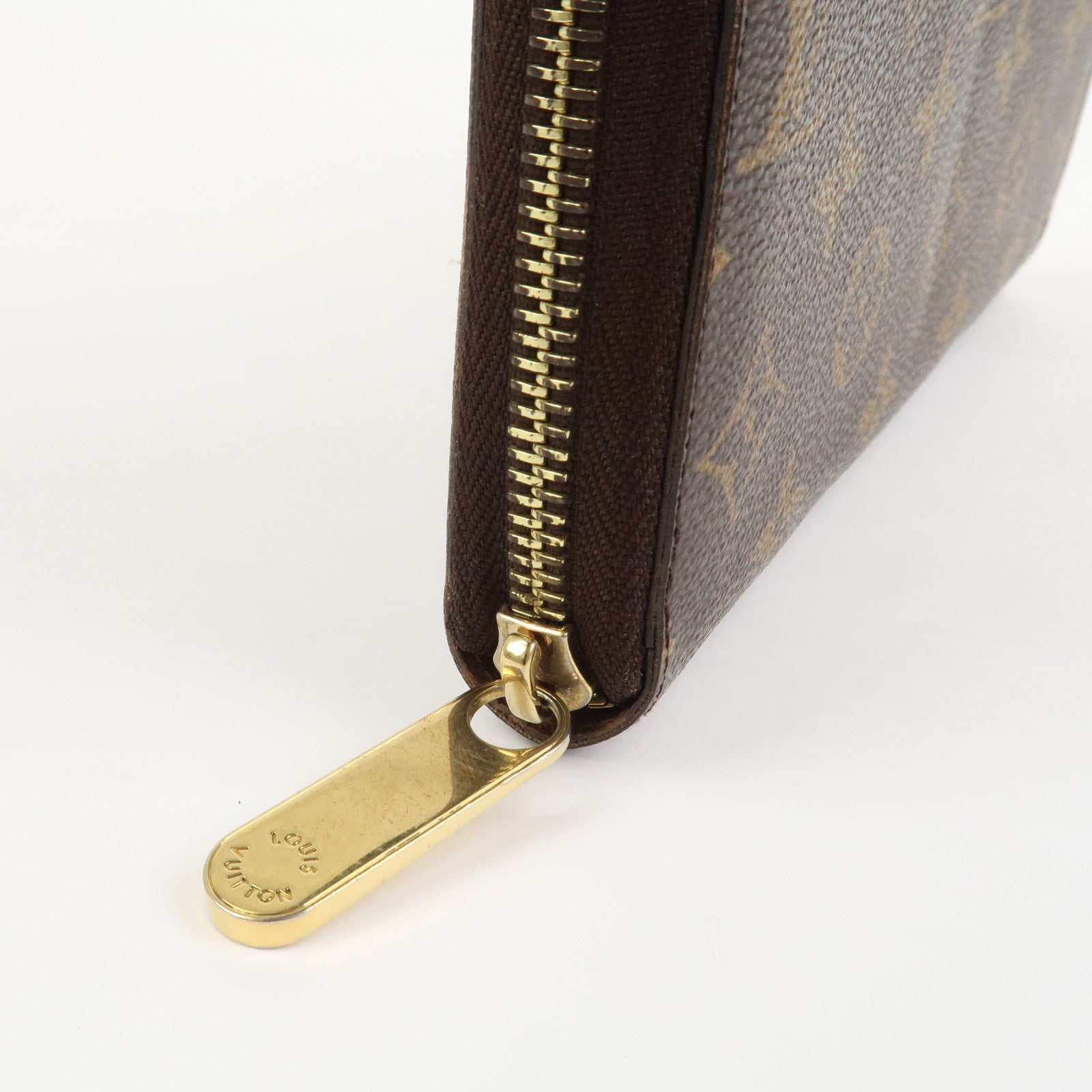 Louis Vuitton Monogram Canvas Zippy Long Wallet Brown M60017