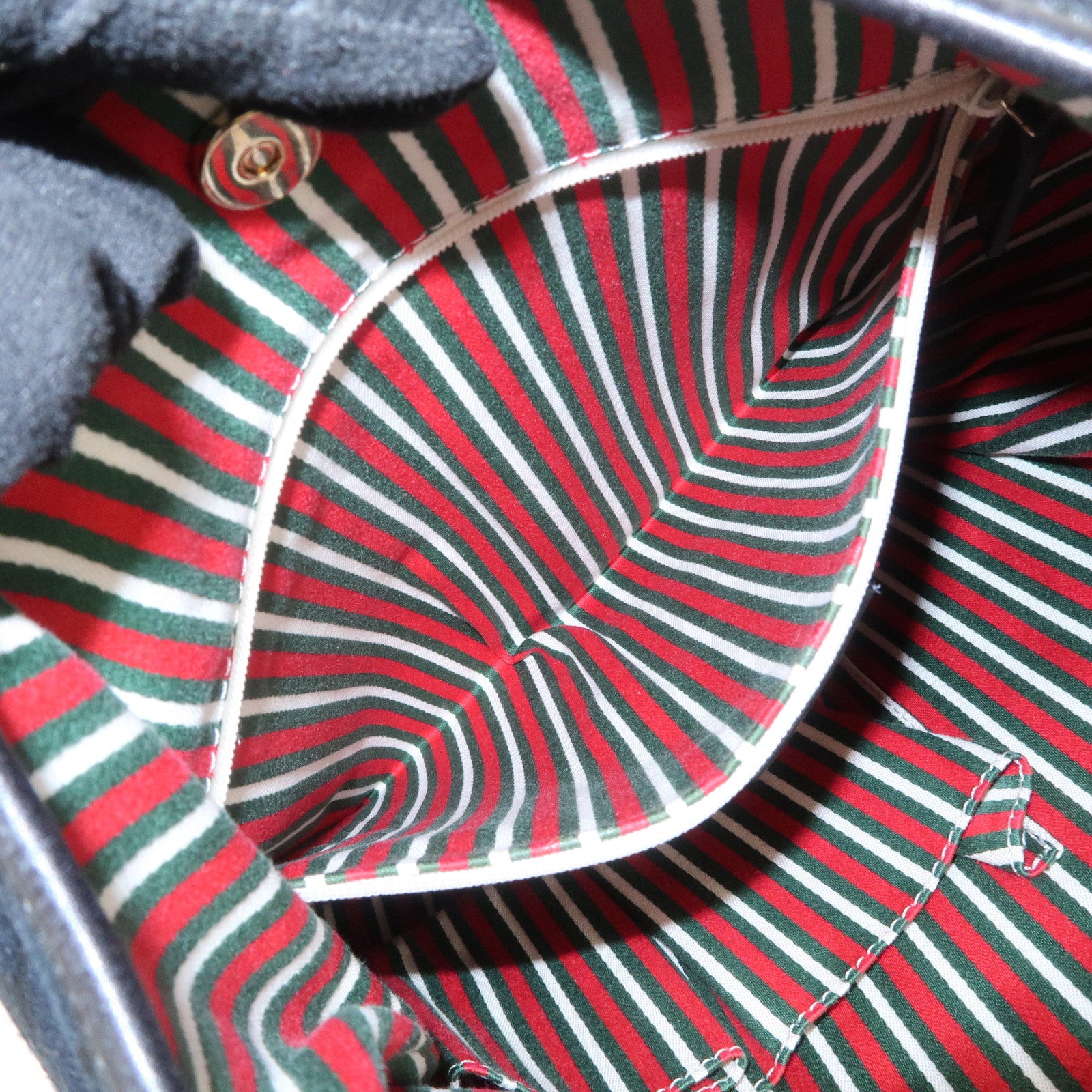 GUCCI Interlocking G GG Monogram Canvas Leather Shoulder Bag 169947