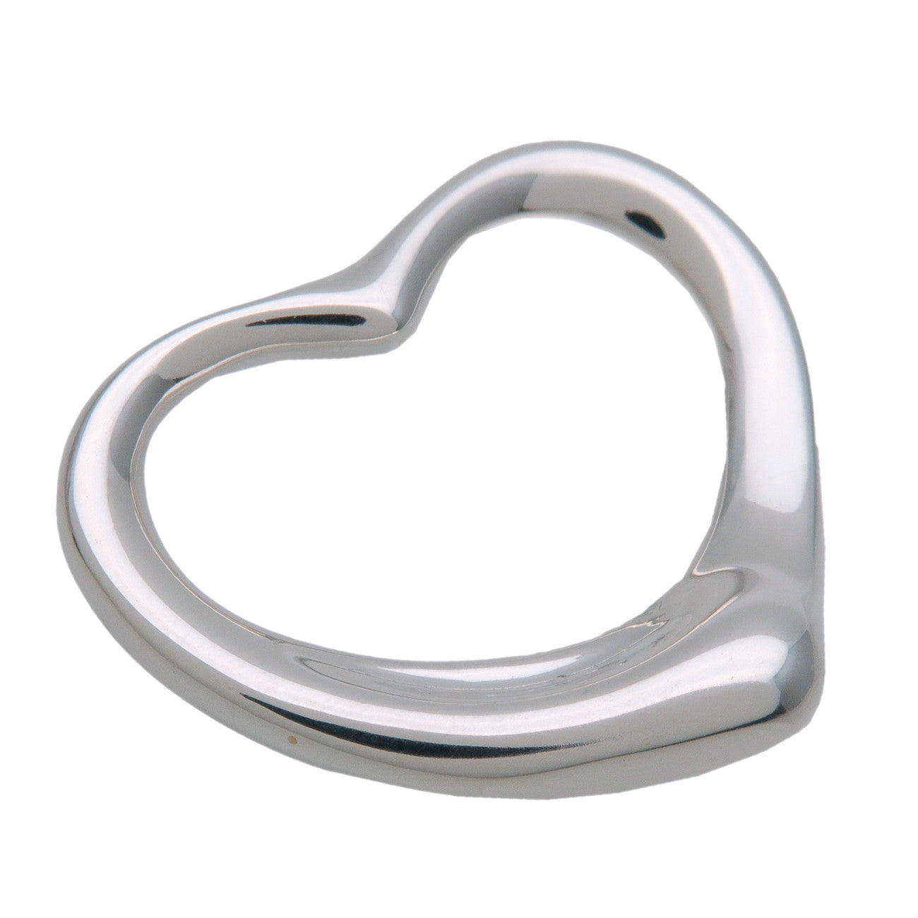 Tiffany & Co Open Heart Pendant Top 22MM SV925 Silver