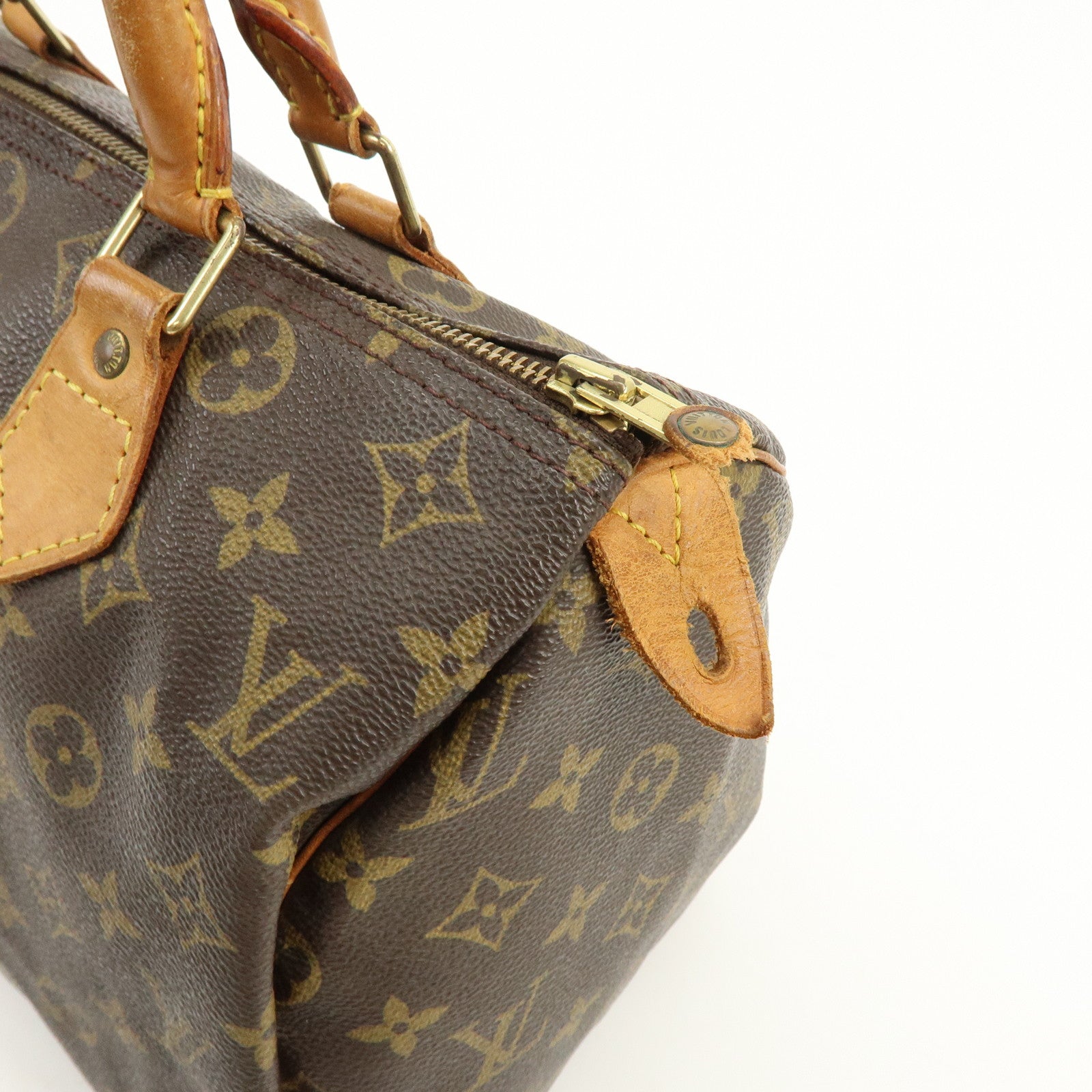 Louis Vuitton Monogram Speedy 30 Boston Bag Hand Bag Brown M41526