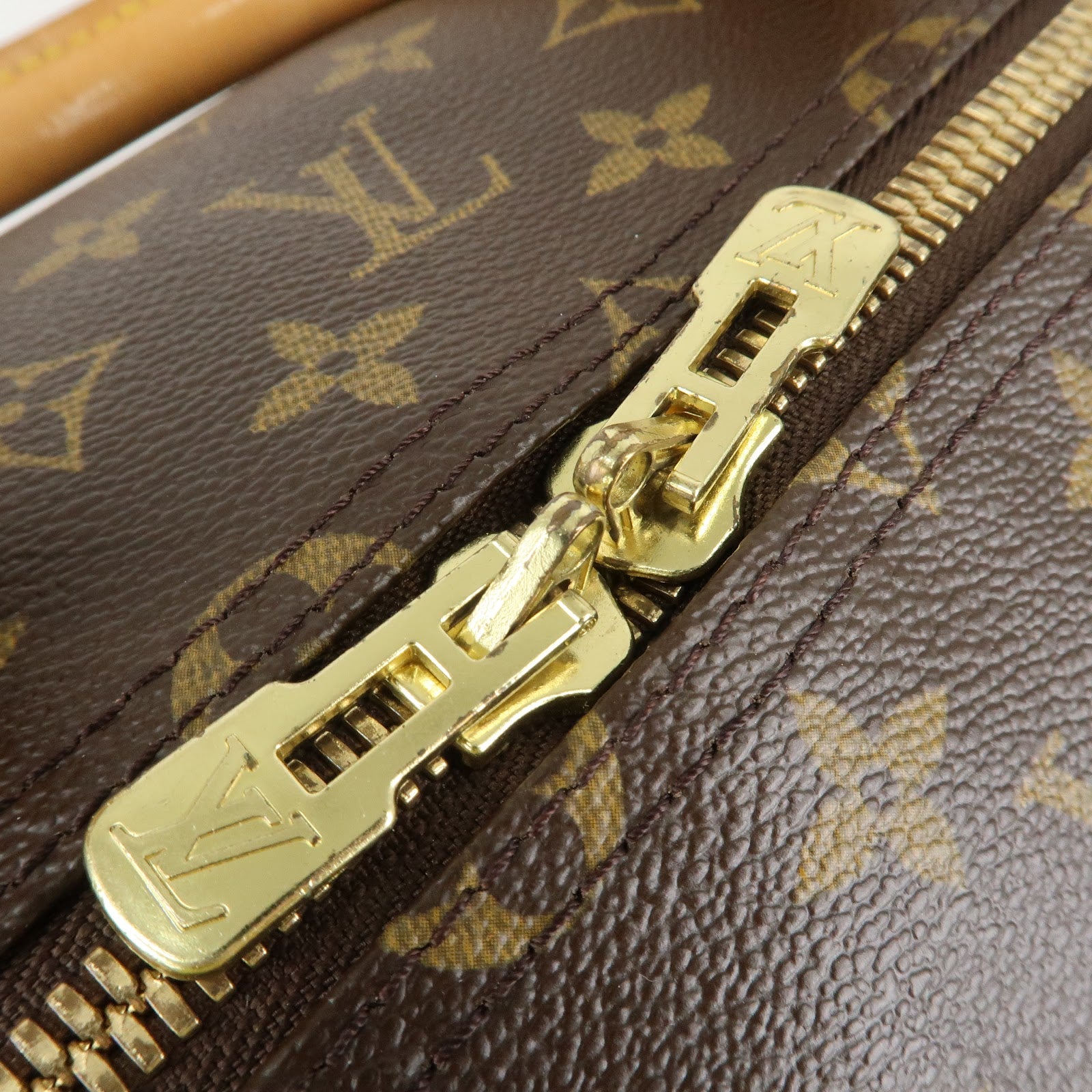 Louis Vuitton Monogram Keep All Bandouliere 55 Bag Brown M41414 Used