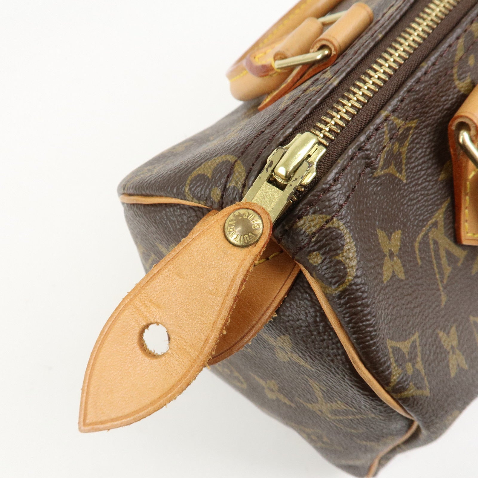 Louis Vuitton Monogram Speedy 25 Boston Bag Hand Bag Brown M41528
