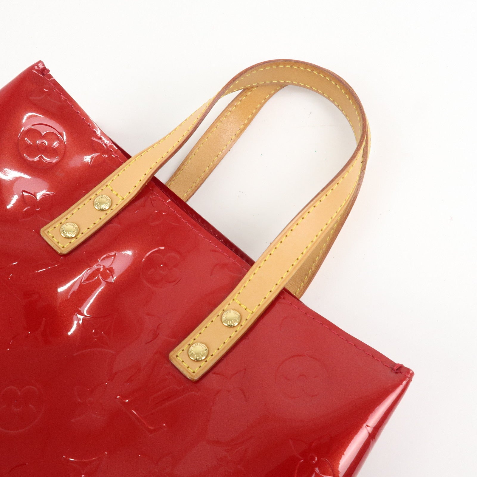 Louis Vuitton Monogram Vernis Leather Lead PM Pomme d'Amour M91990