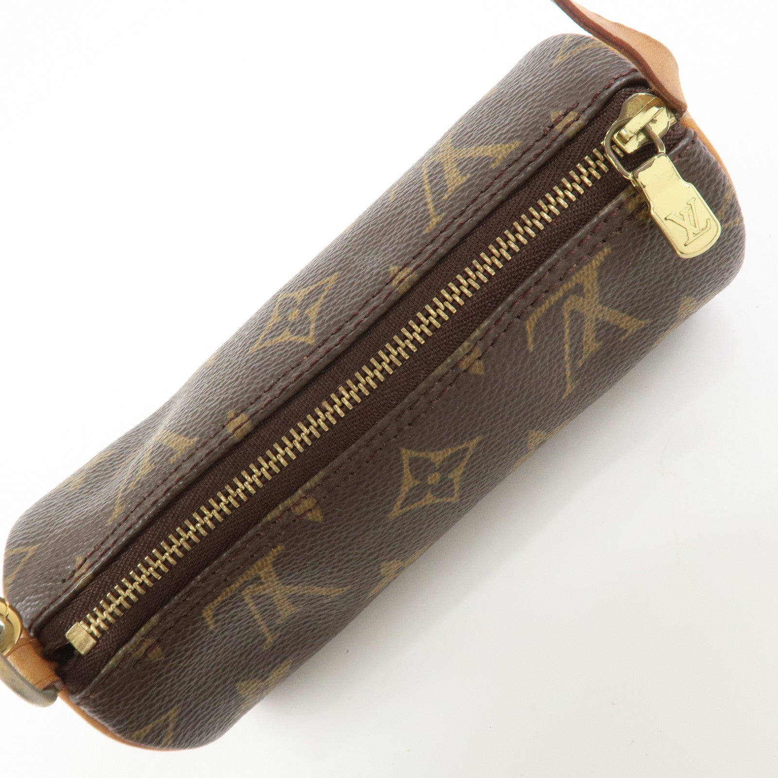 Louis Vuitton Monogram Mini Pouch for Papillon Bag New Style Brown