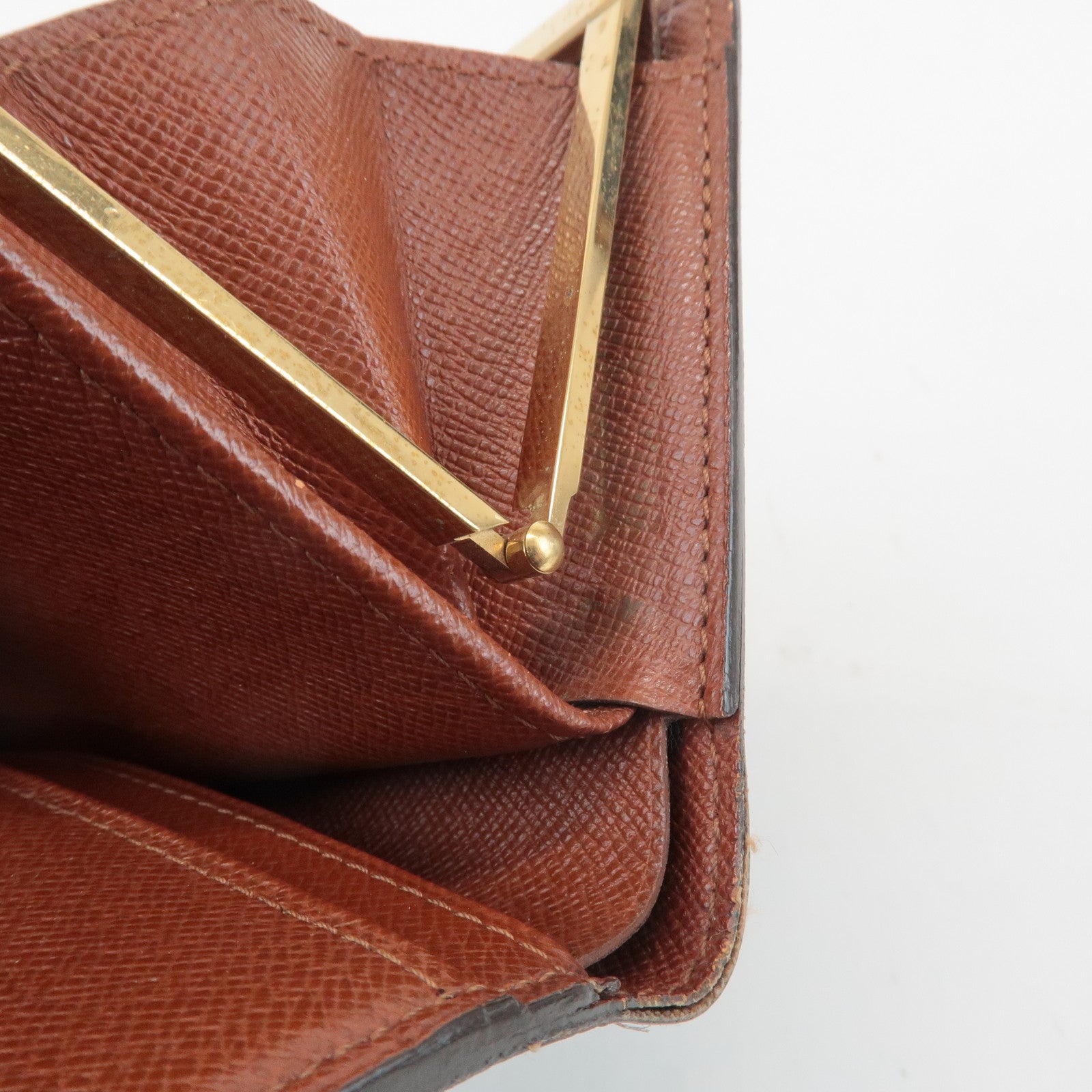 Louis Vuitton Monogram Porte Monnaie Billets Viennois Wallet M61663 Used