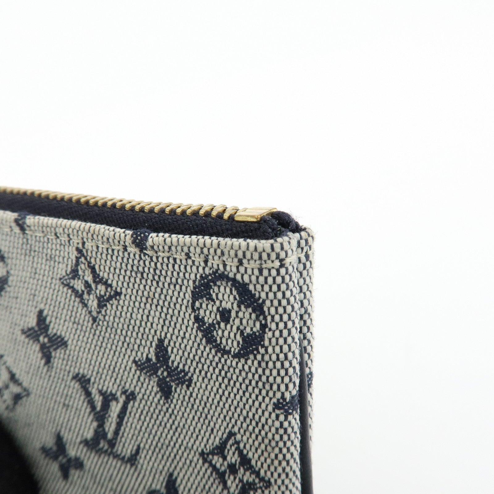 Louis Vuitton Monogram Mini Pochette Cles Coin Case Blue M92236