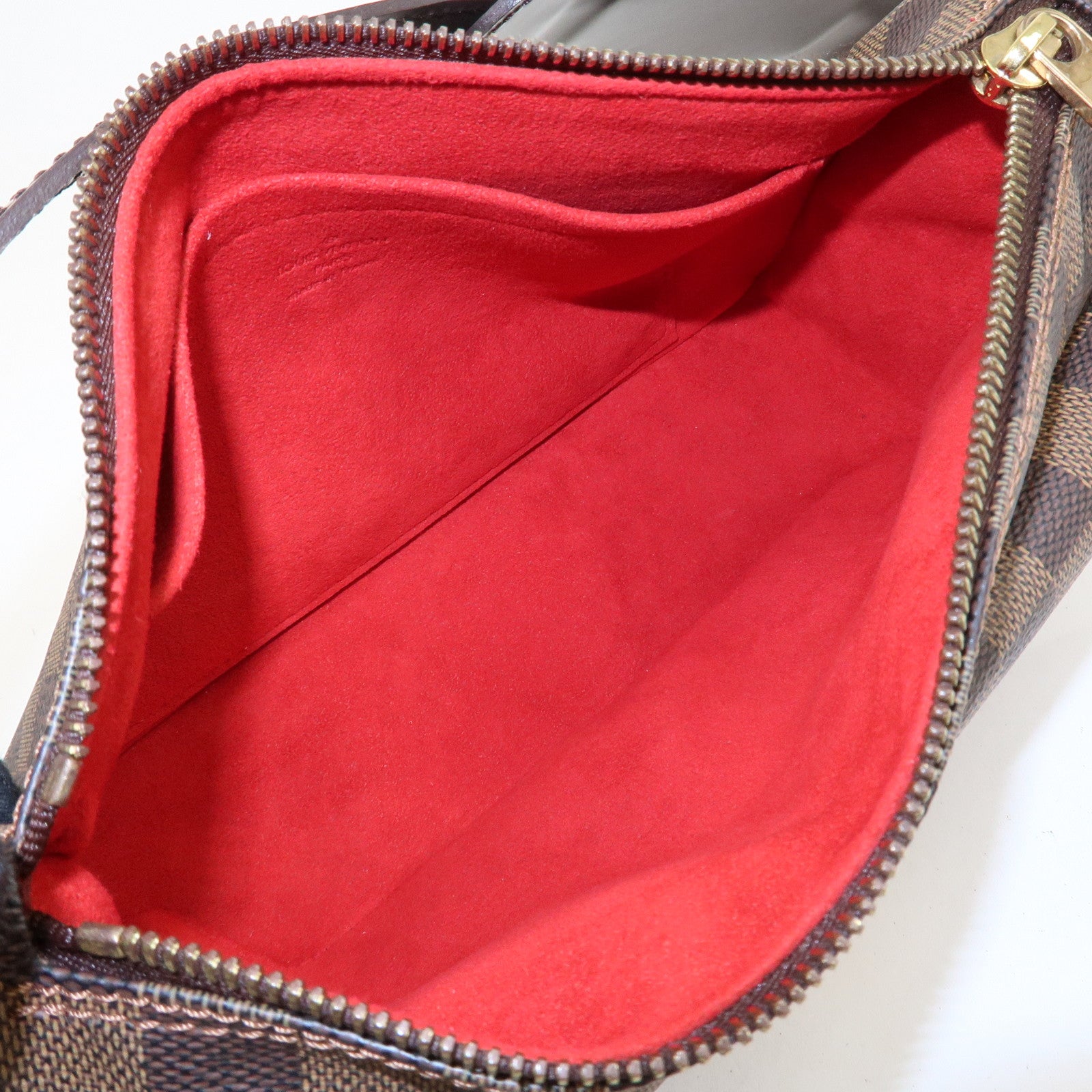 Louis Vuitton Damier Leather Canvas Ravello GM Shoulder Bag N60006