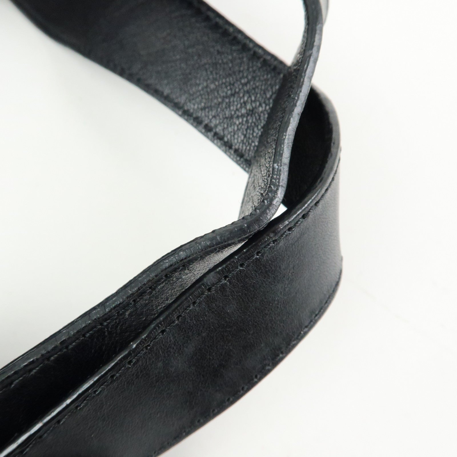 Chloe See by Chloe Leather Shoulder Bag Hand Bag Black