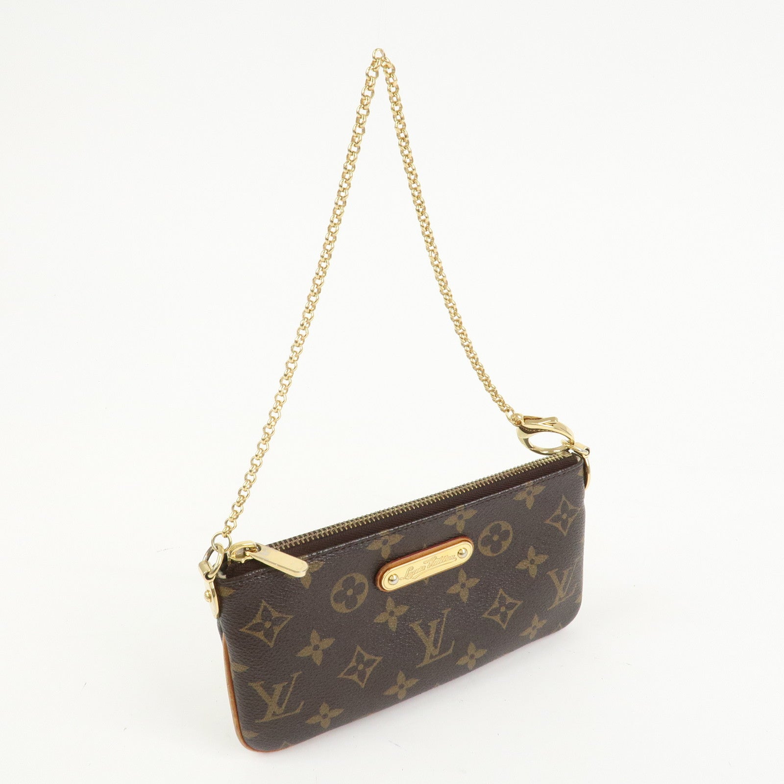 Louis Vuitton Monogram Pochette Milla MM Chain Hand Bag M60094