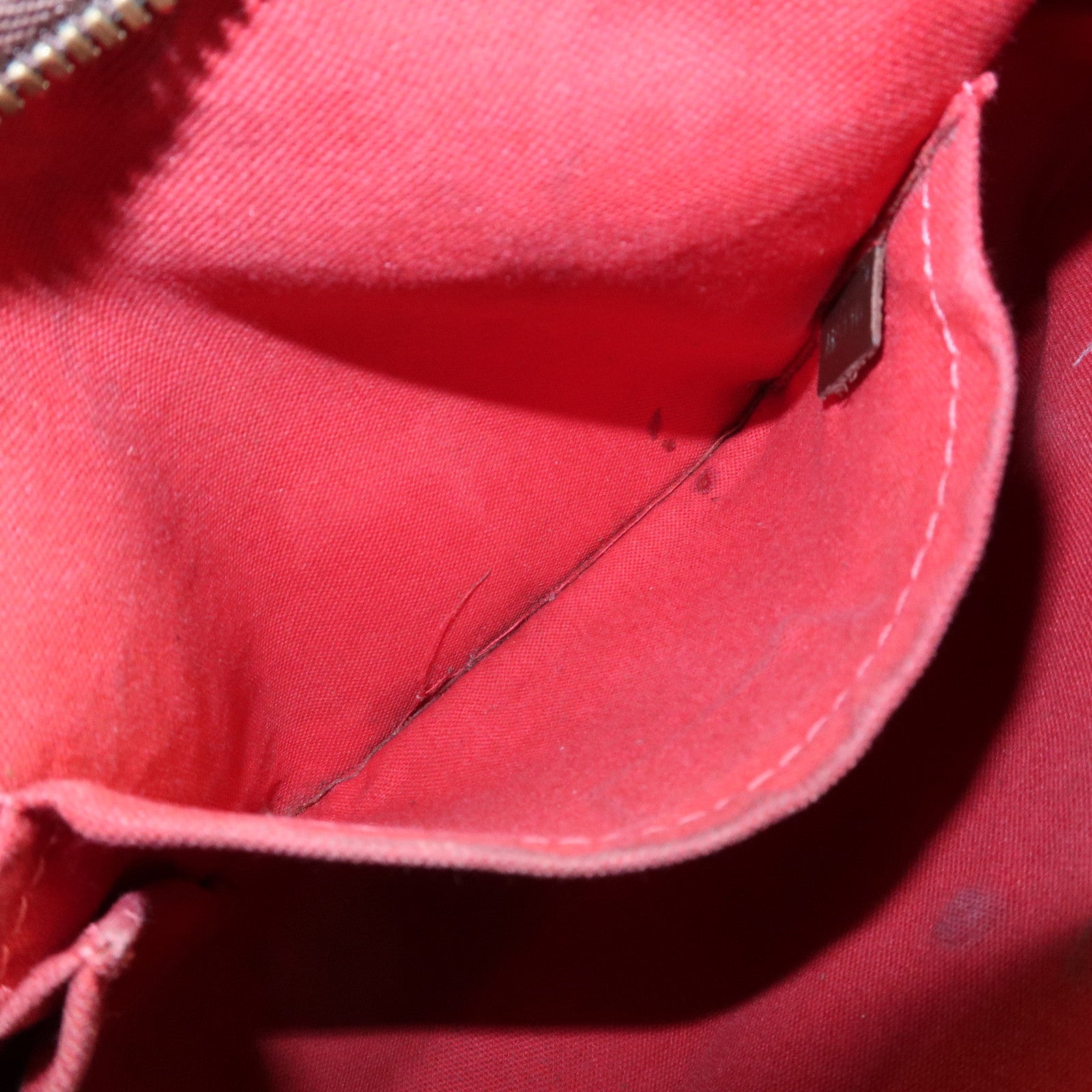 Louis Vuitton Damier Ebene Canvas Thames PM Hand Bag M48180 Used