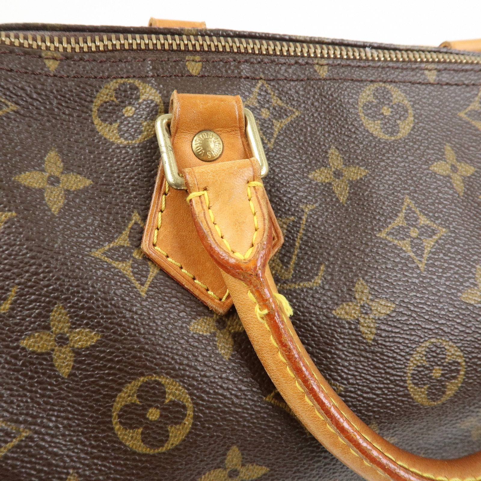 Louis Vuitton Monogram Speedy 30 Boston Bag Hand Bag Brown M41526
