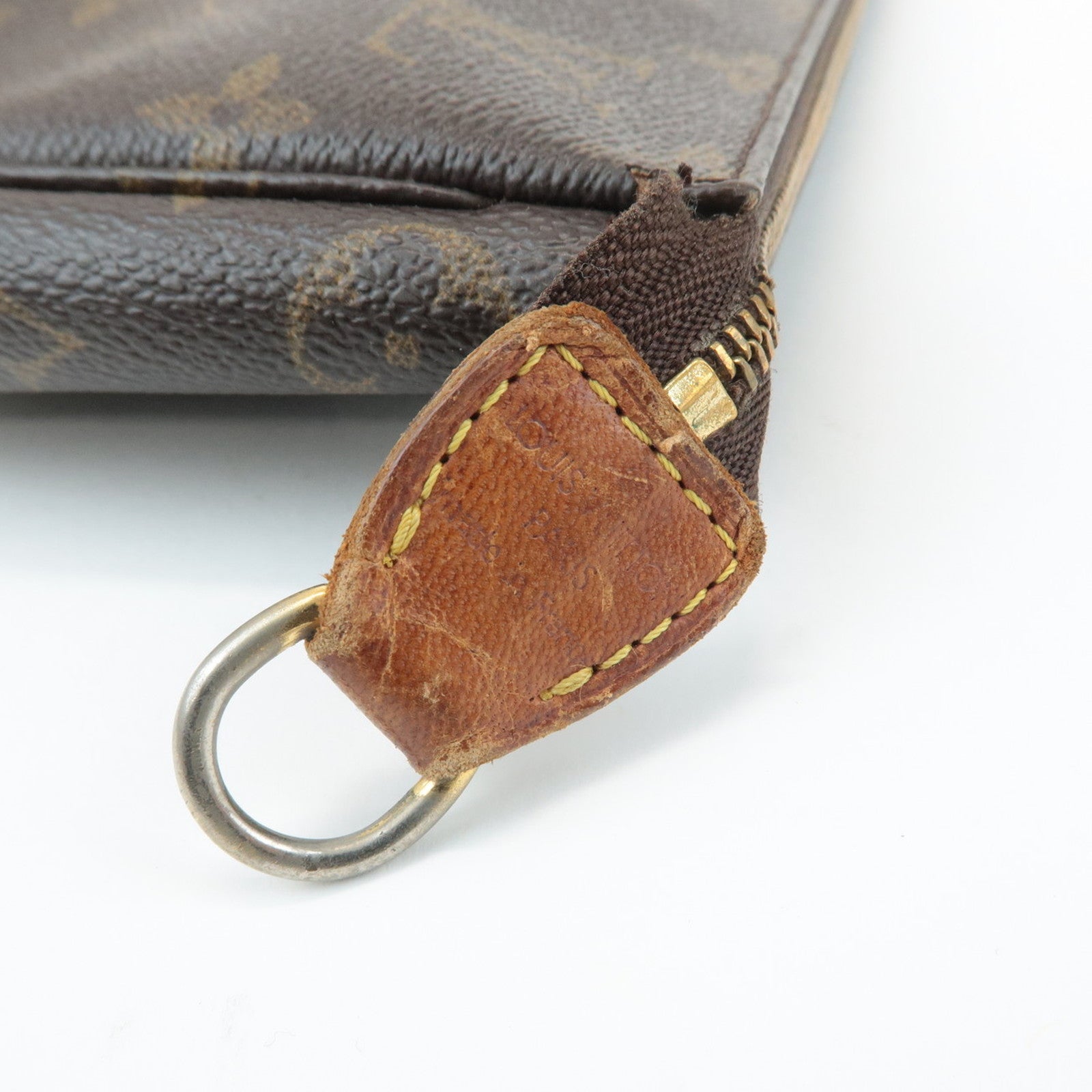 Louis Vuitton Monogram Pochette Accessoires Hand Bag Brown M51980