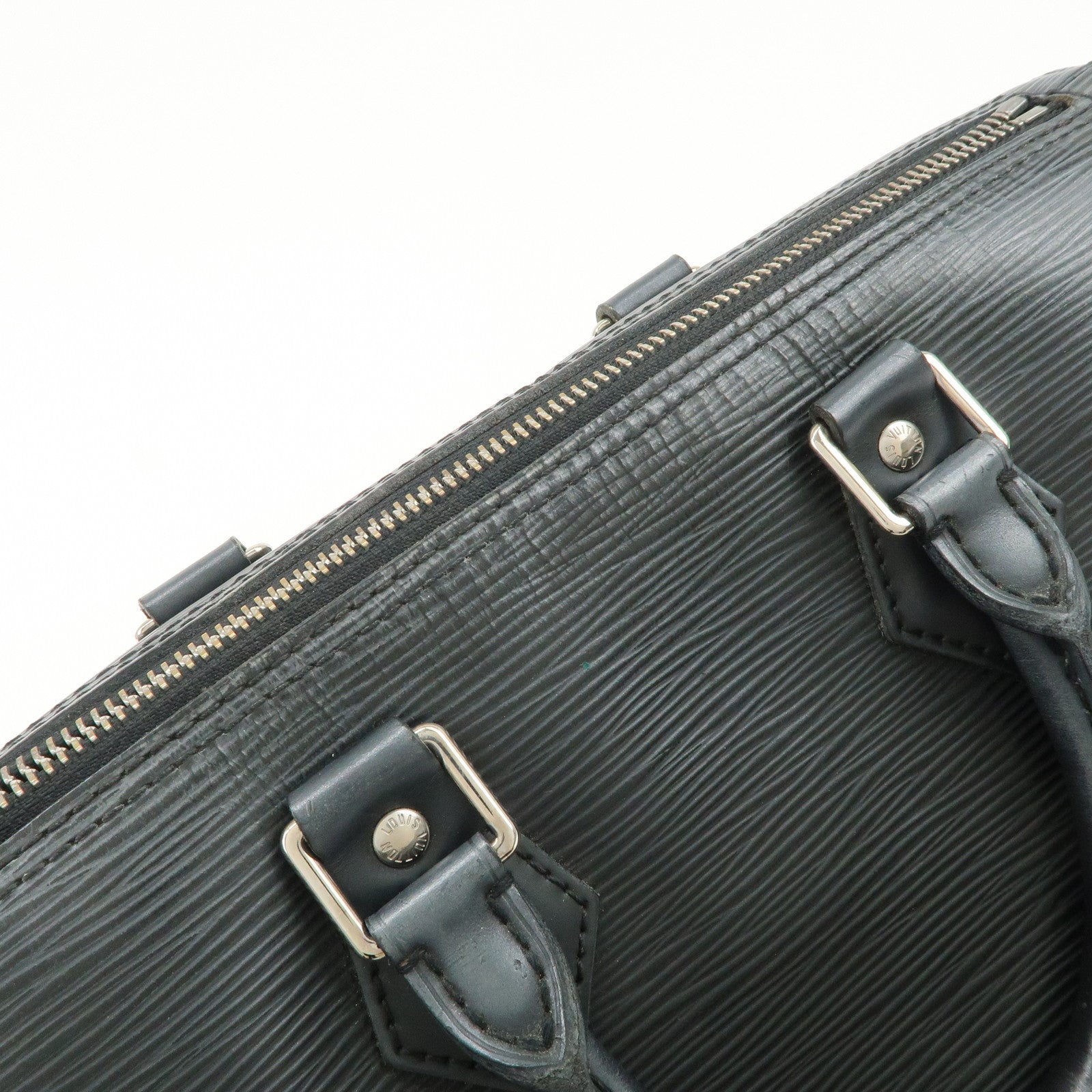 Louis Vuitton Epi Leather Speedy 25 Hand Bag Boston Bag Noir M59032