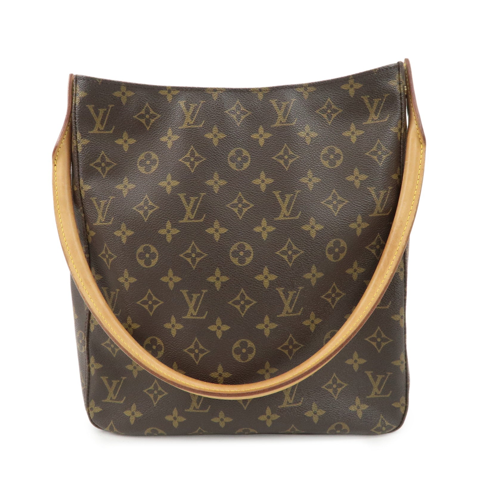 Louis Vuitton Monogram Looping GM Shoulder Bag Brown M51145