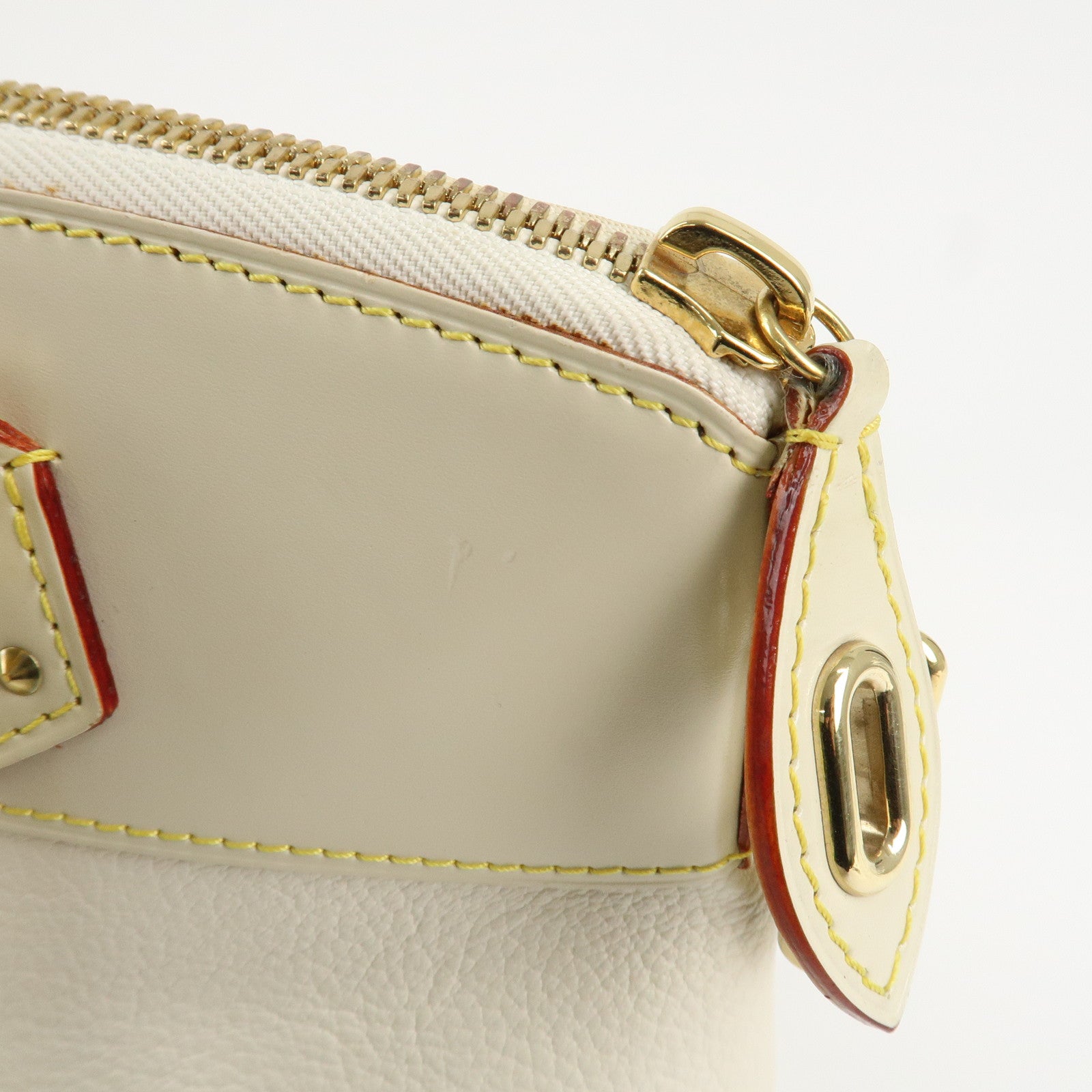 Louis Vuitton Suhari Lockit PM 2Way Hand Shoulder Bag Blanc M91887 Used