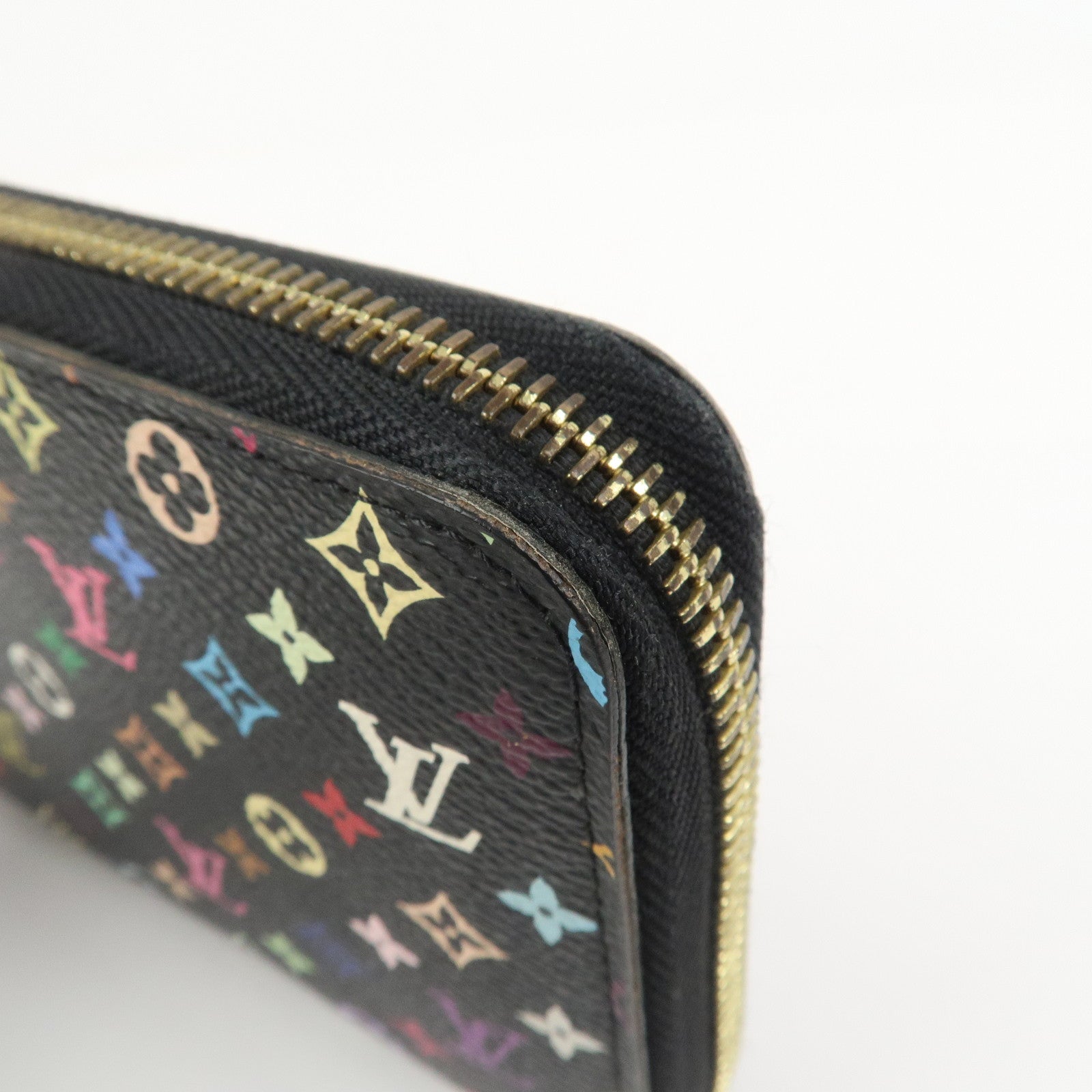 Louis Vuitton Monogram Multi Color Zippy Wallet Violet M60275