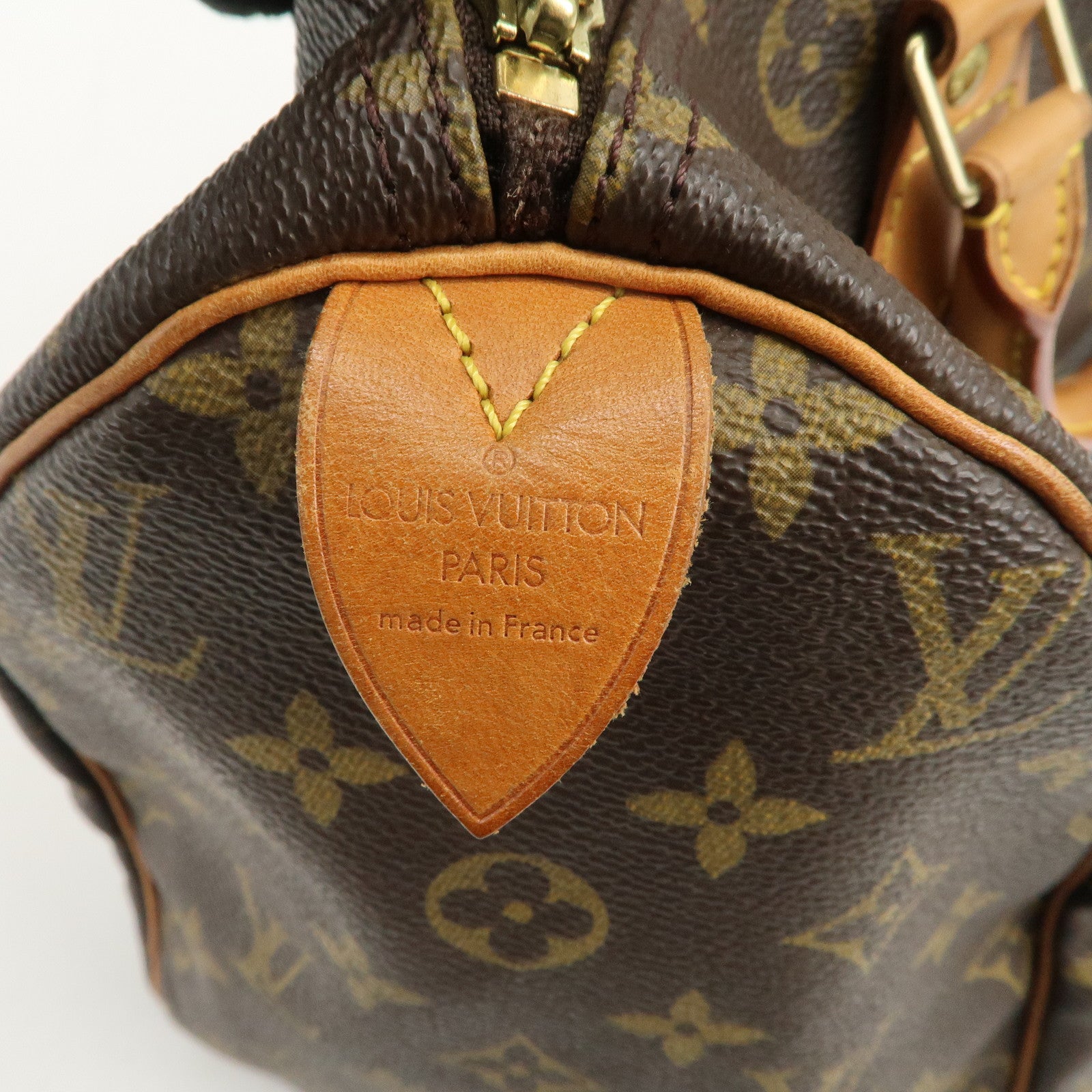 Louis Vuitton Monogram Speedy 30 Boston Bag Hand Bag Brown M41526