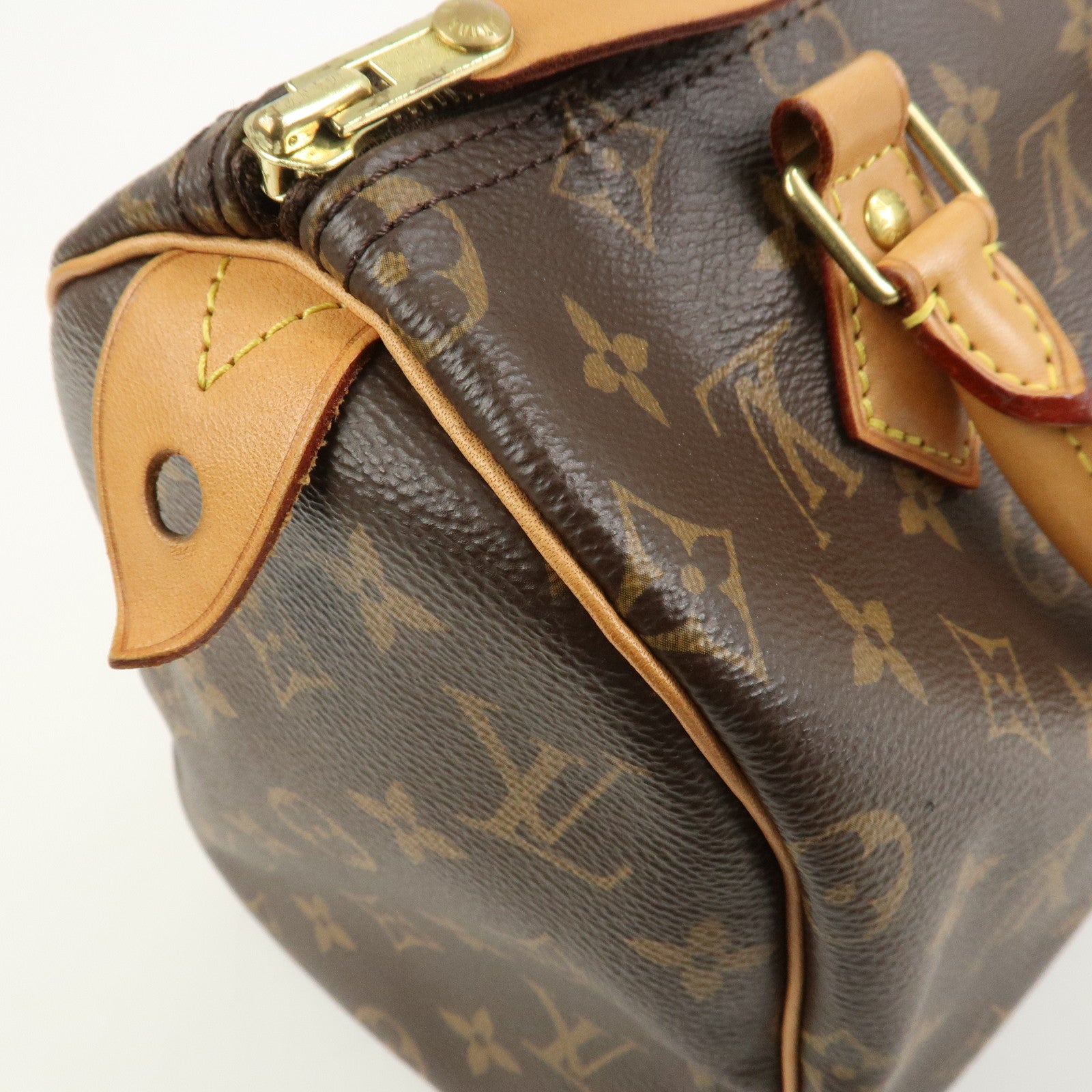 Louis Vuitton Monogram Speedy 25 Boston Bag Hand Bag Brown M41528