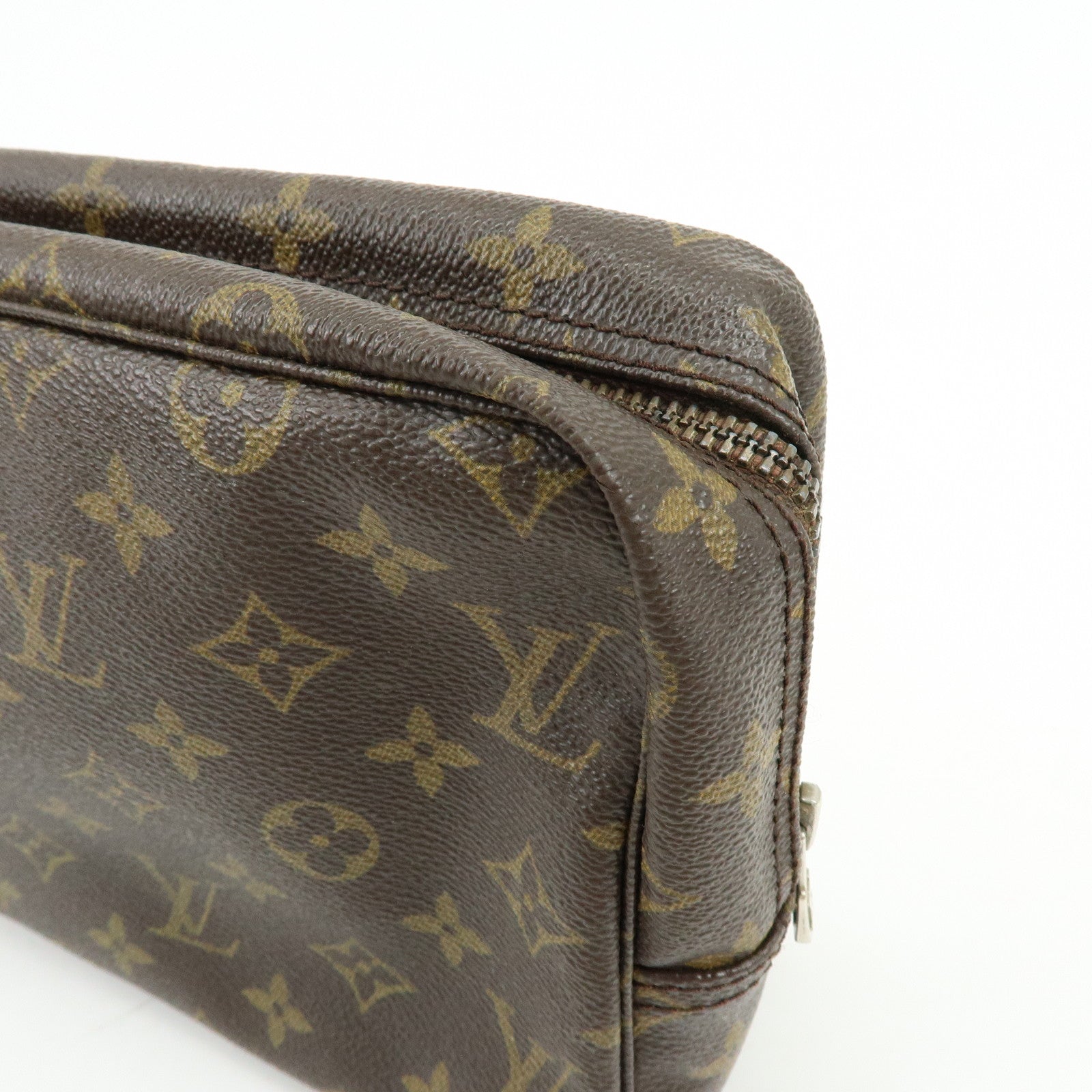 Louis Vuitton Monogram Trousse Toilette 28 Pouch Brown M47522