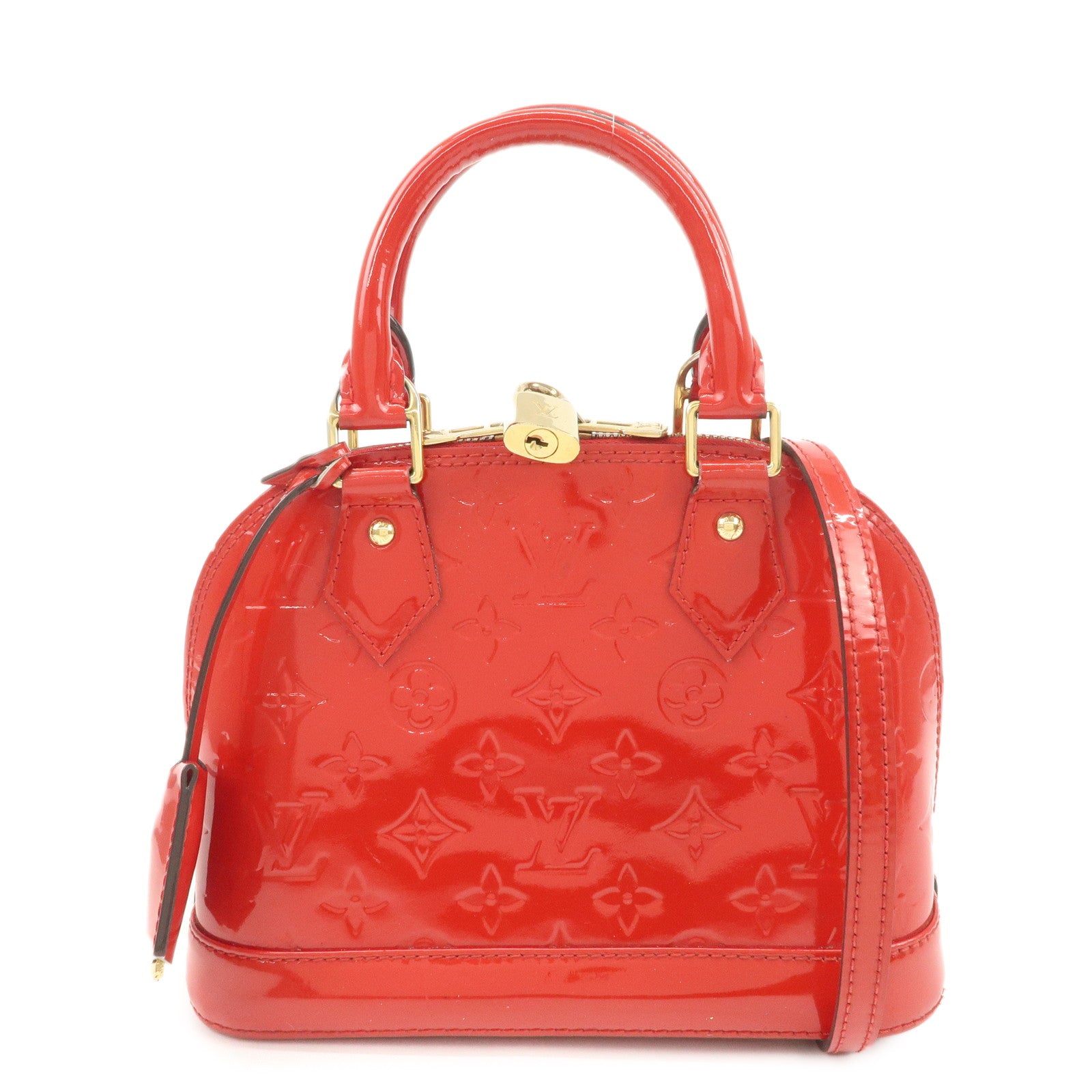 Louis Vuitton Monogram Vernis Alma BB 2Way Shoulder Bag M90174 Used