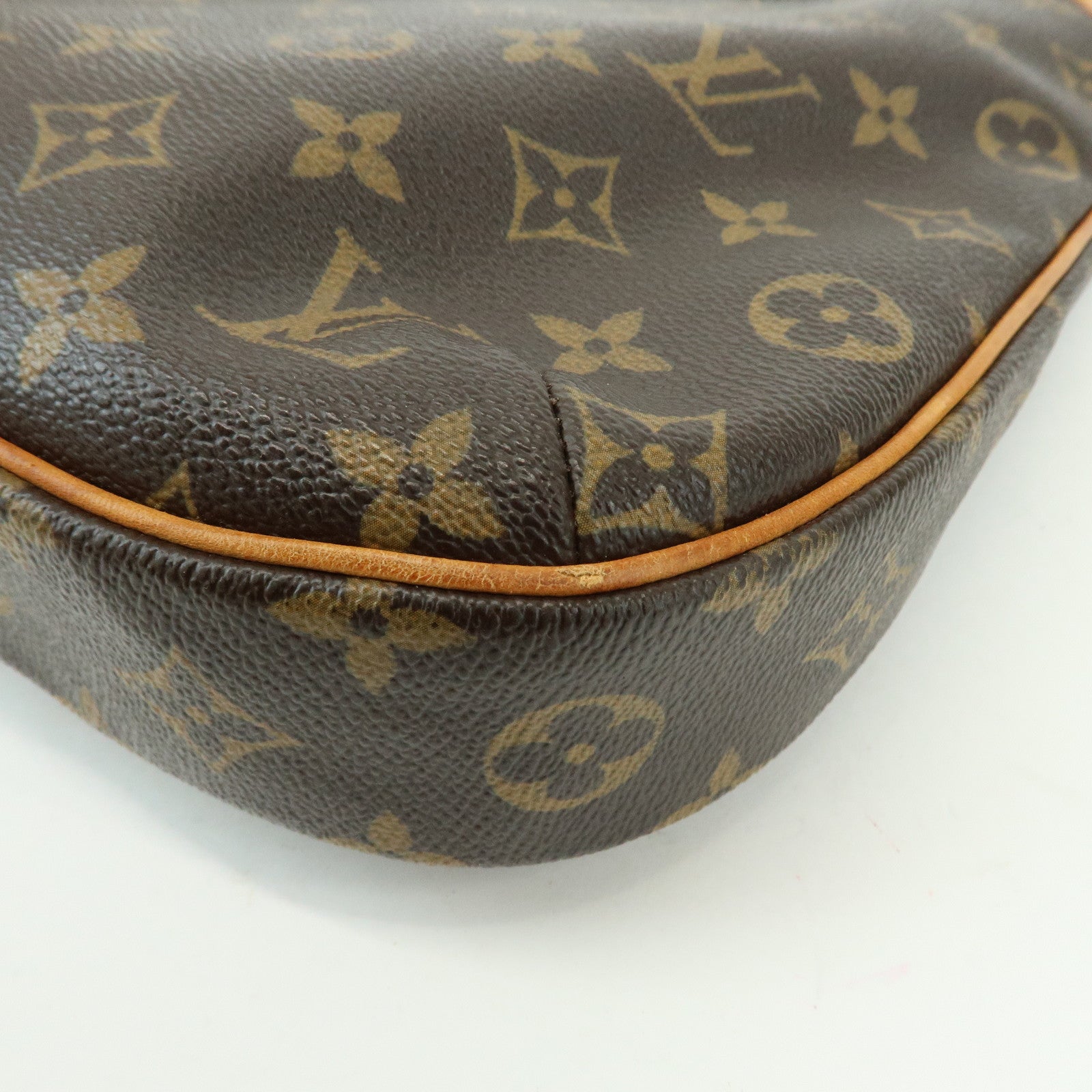 Louis Vuitton Monogram Odeon PM Canvas Shoulder Bag Brown M56390