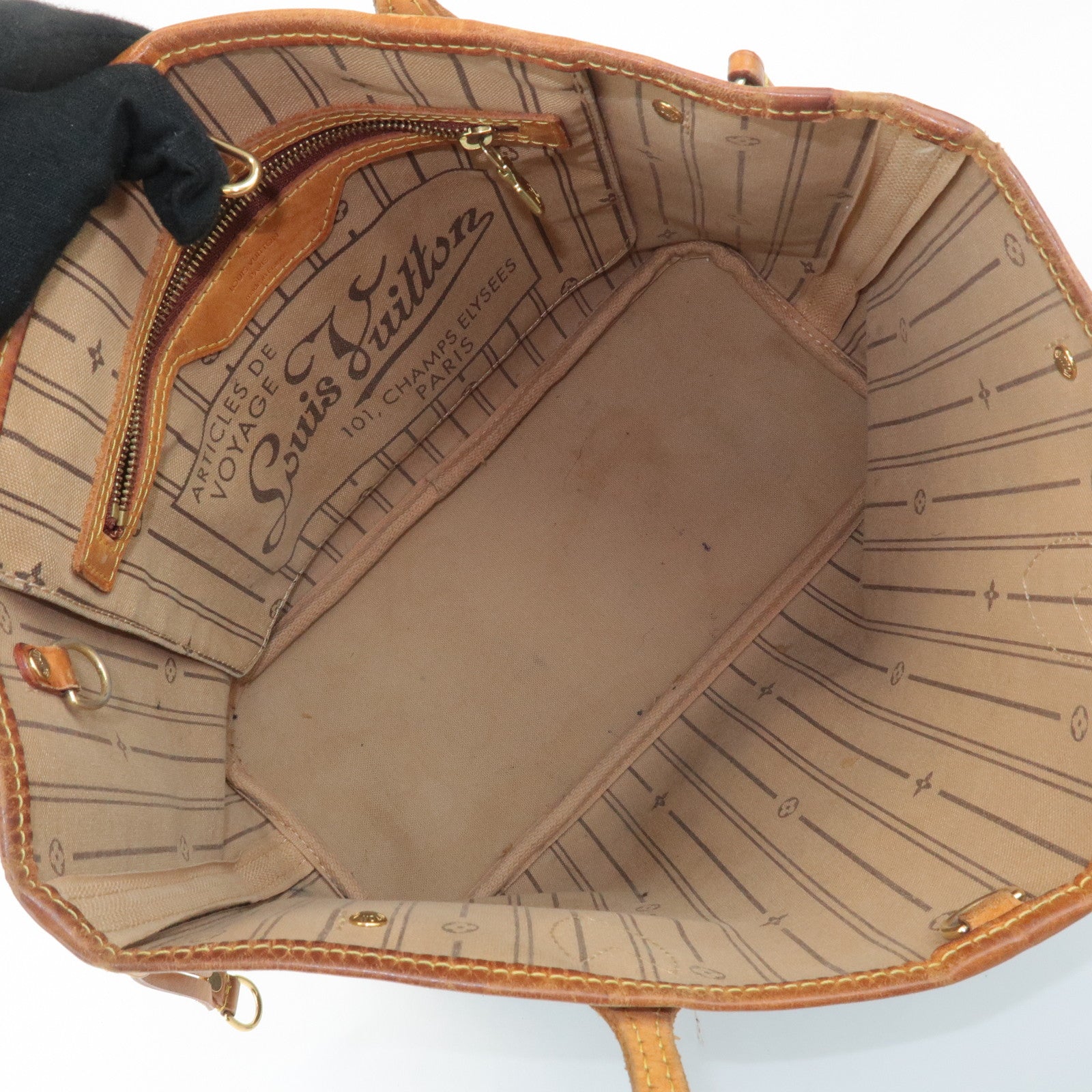 Louis Vuitton Monogram Neverfull PM Tote Bag Hand Bag M40155