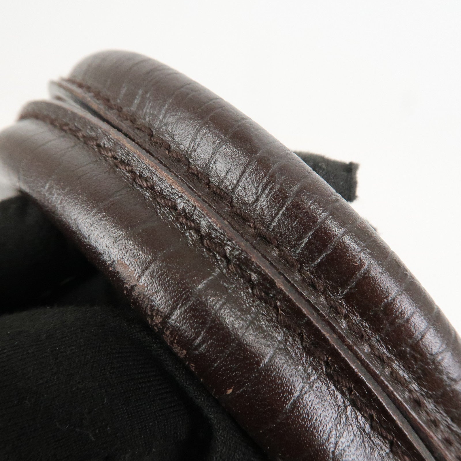 GUCCI Jackie Canvas Leather Shoulder Bag Hand Bag Beige Brown 01719